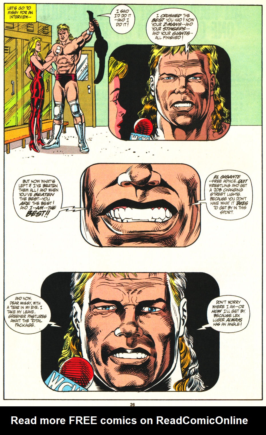 Read online WCW World Championship Wrestling comic -  Issue #2 - 21