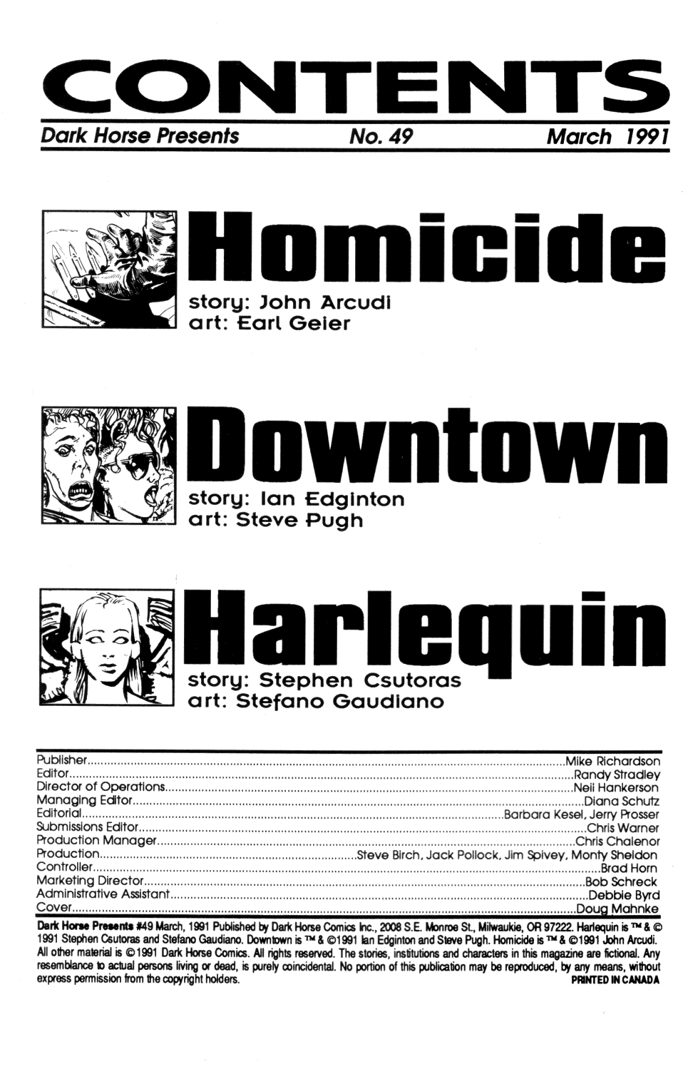 Read online Dark Horse Presents (1986) comic -  Issue #49 - 2