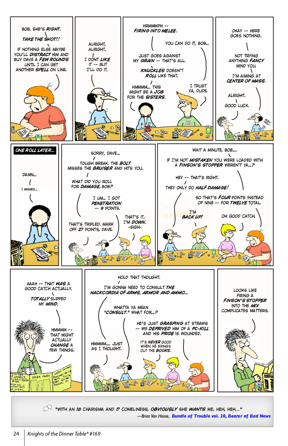 Read online Knights of the Dinner Table comic -  Issue #169 - 26