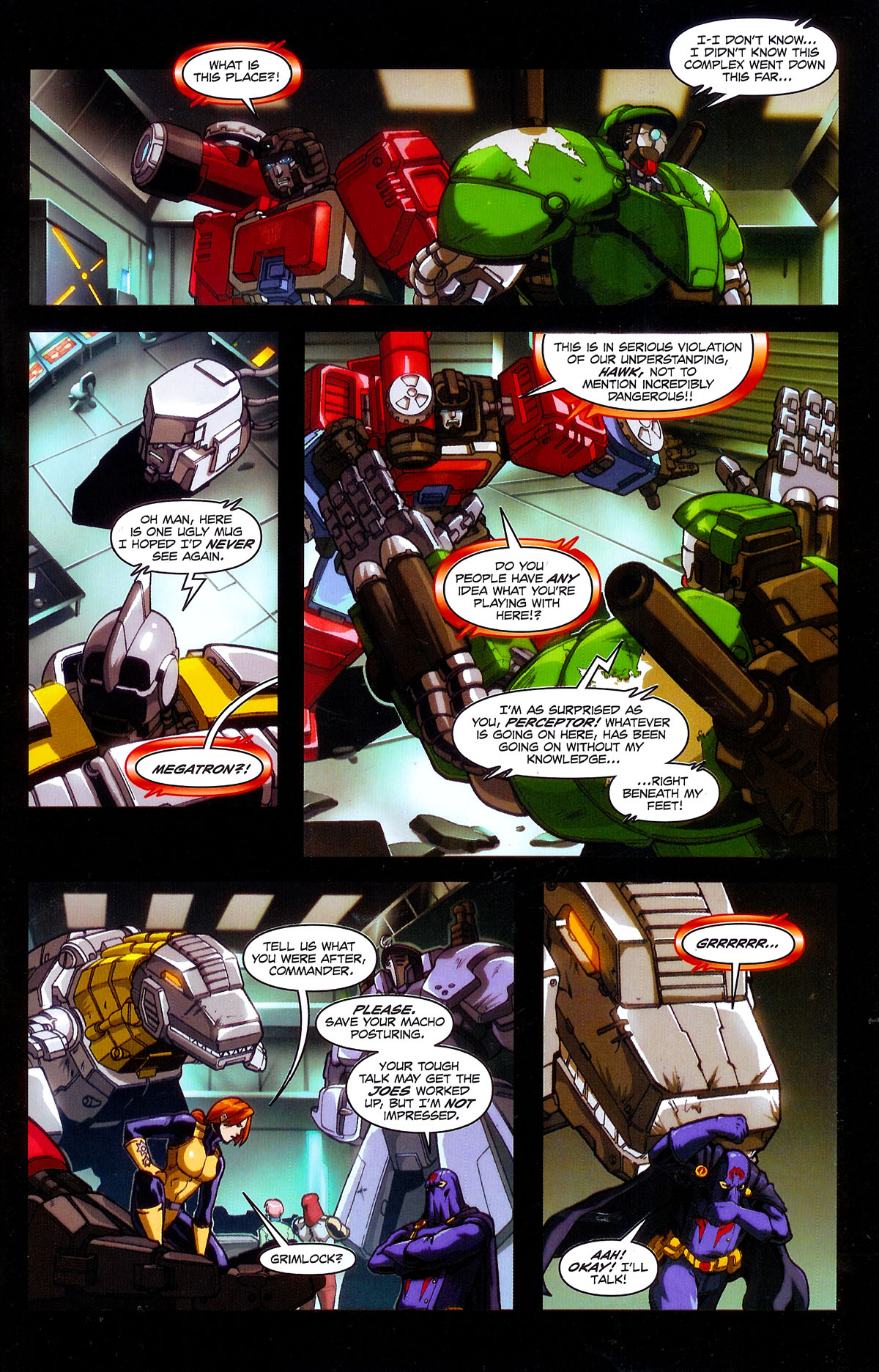 Read online G.I. Joe vs. The Transformers III: The Art of War comic -  Issue #2 - 9
