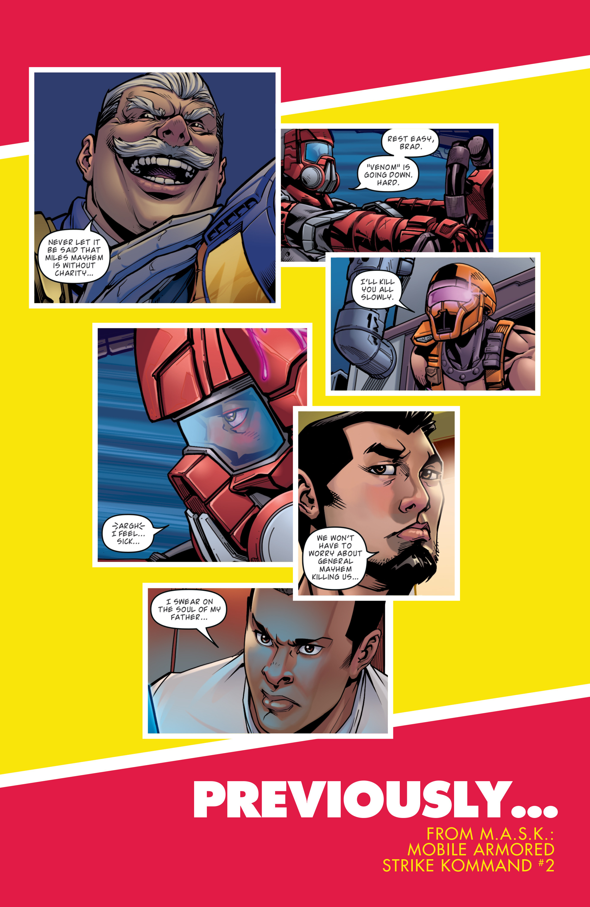 Read online M.A.S.K.: Mobile Armored Strike Kommand comic -  Issue #3 - 4