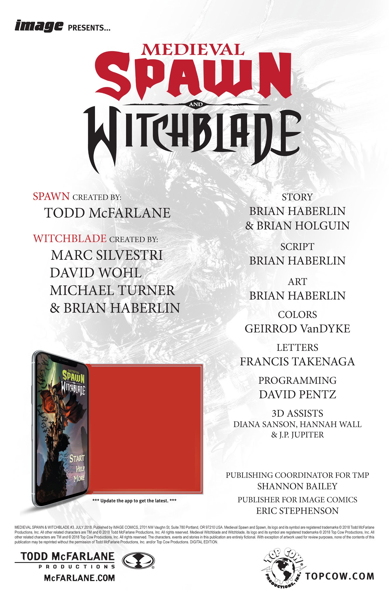 Read online Medieval Spawn and Witchblade comic -  Issue #3 - 2