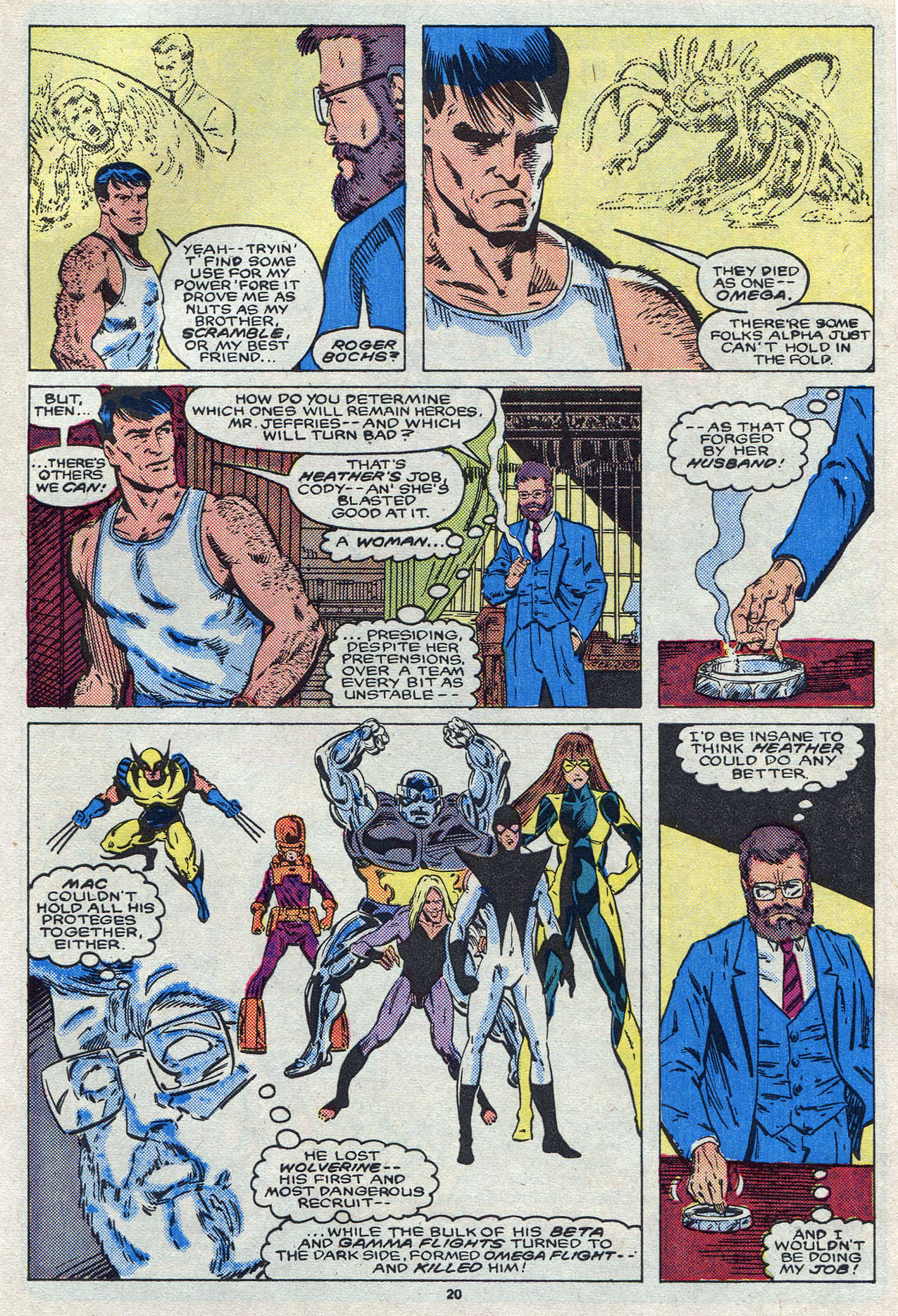 Read online Alpha Flight (1983) comic -  Issue #51 - 28