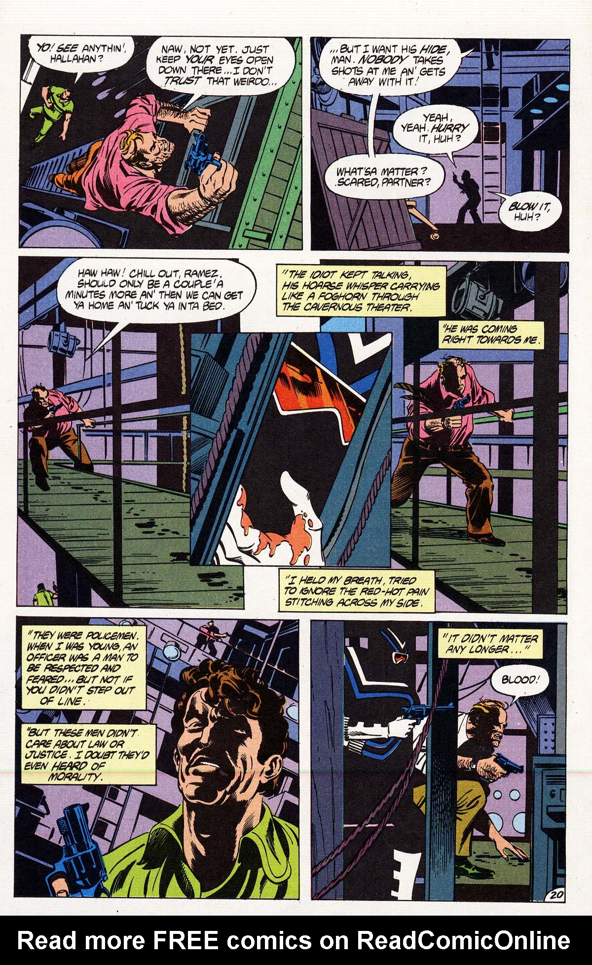 Read online Vigilante (1983) comic -  Issue #25 - 22