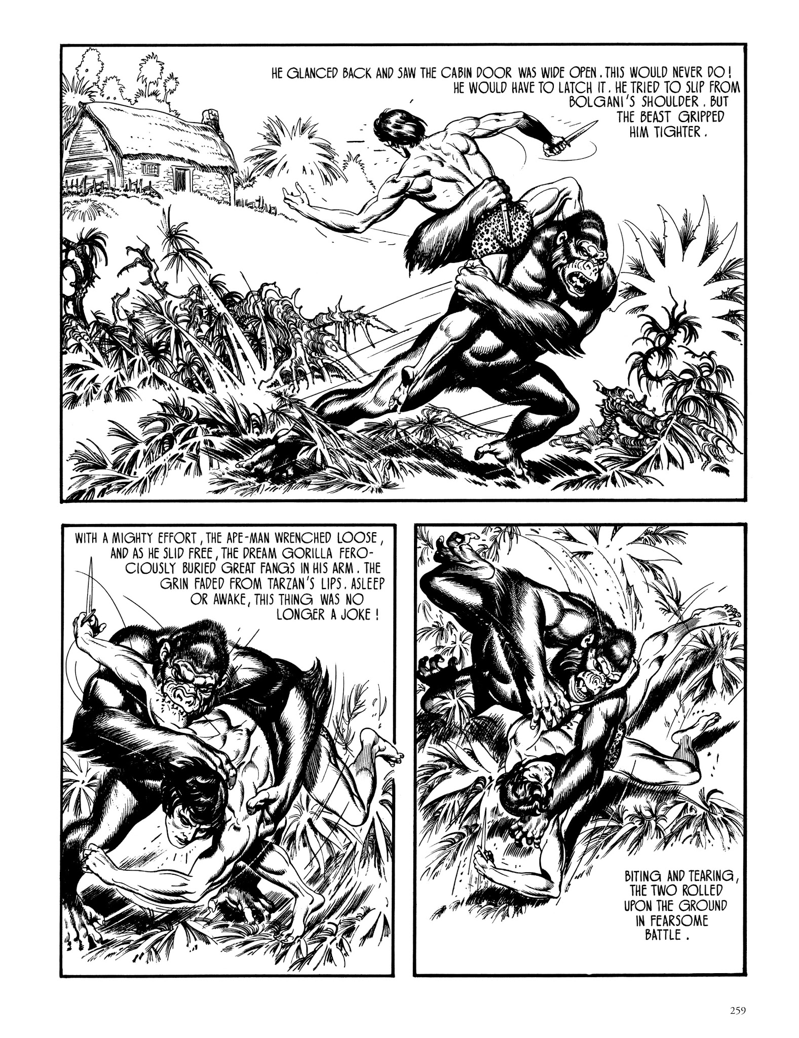 Read online Edgar Rice Burroughs' Tarzan: Burne Hogarth's Lord of the Jungle comic -  Issue # TPB - 258