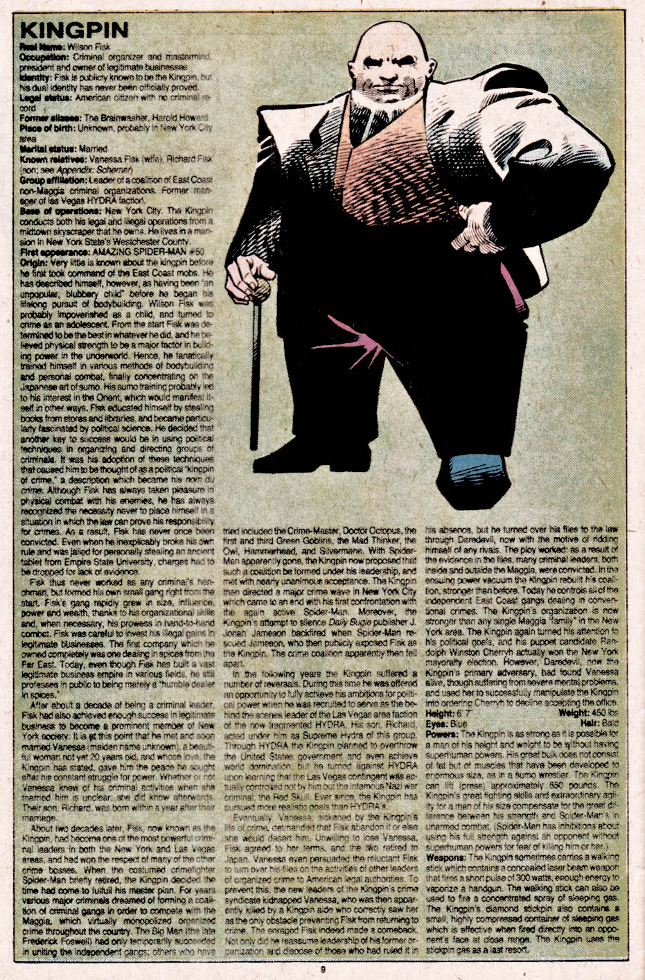 Read online The Official Handbook of the Marvel Universe comic -  Issue #6 - 10