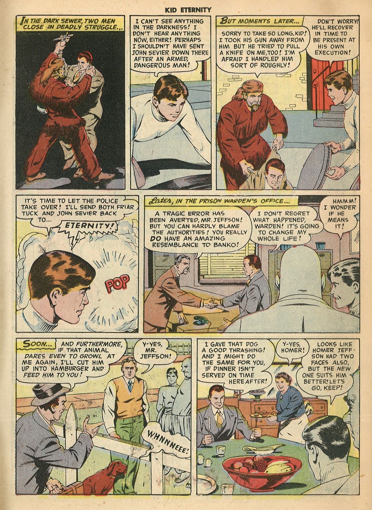 Read online Kid Eternity (1946) comic -  Issue #18 - 16