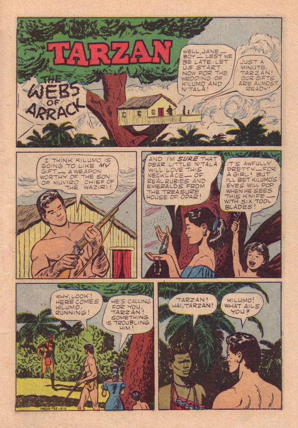 Read online Tarzan (1948) comic -  Issue #25 - 3