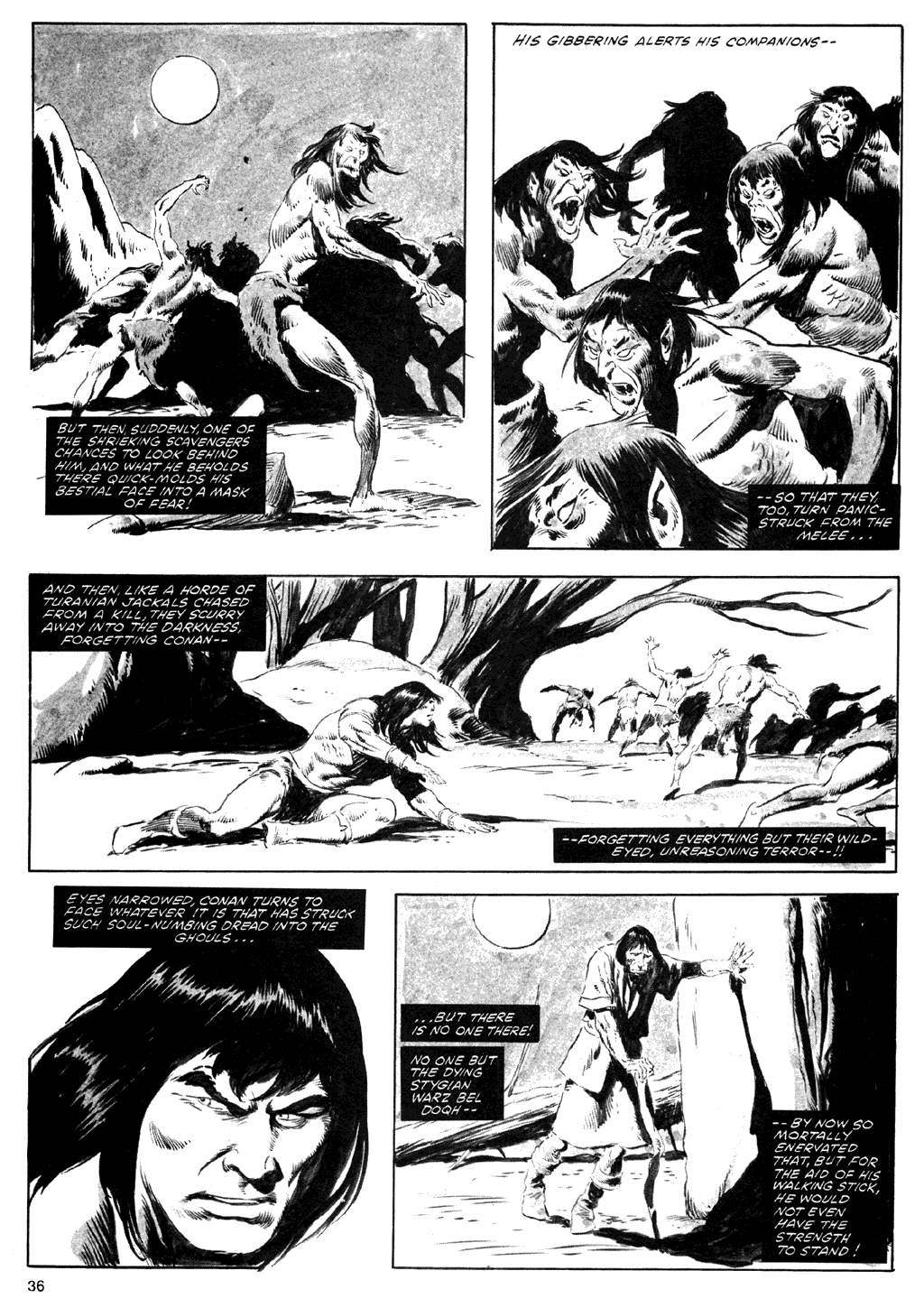 The Savage Sword Of Conan issue 73 - Page 36