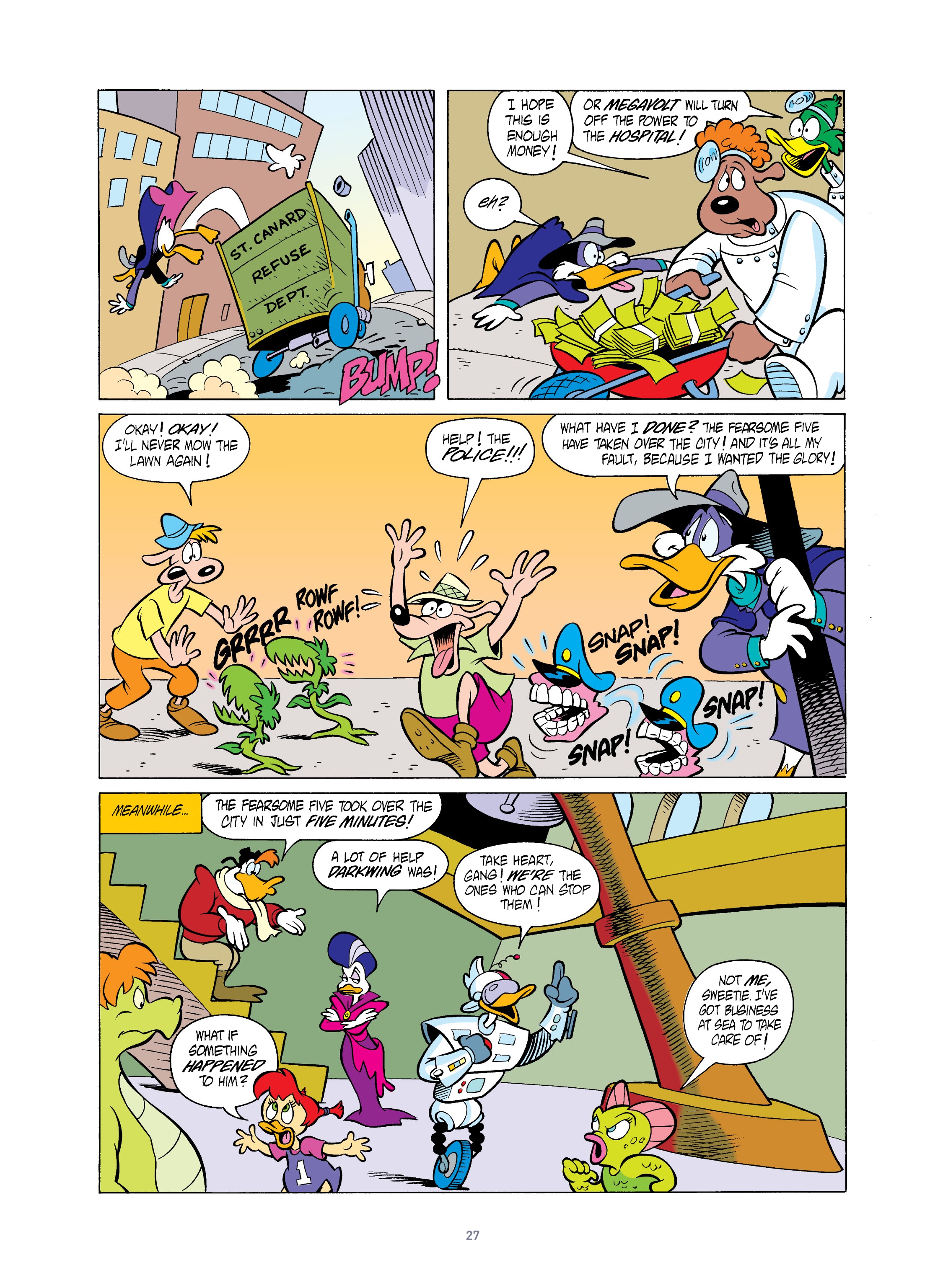 Read online Darkwing Duck: Just Us Justice Ducks comic -  Issue # TPB (Part 1) - 32
