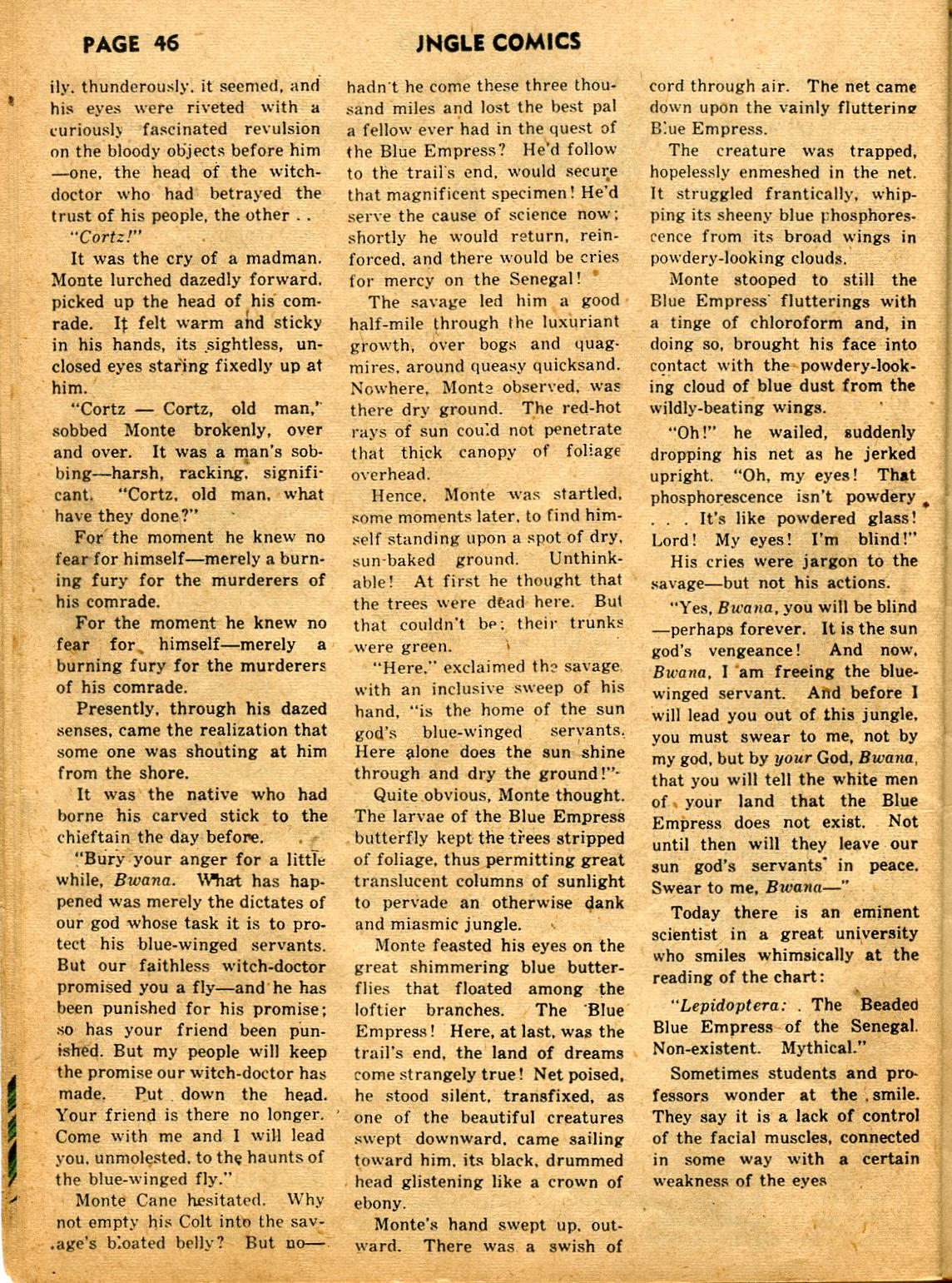 Read online Jungle Comics comic -  Issue #40 - 48