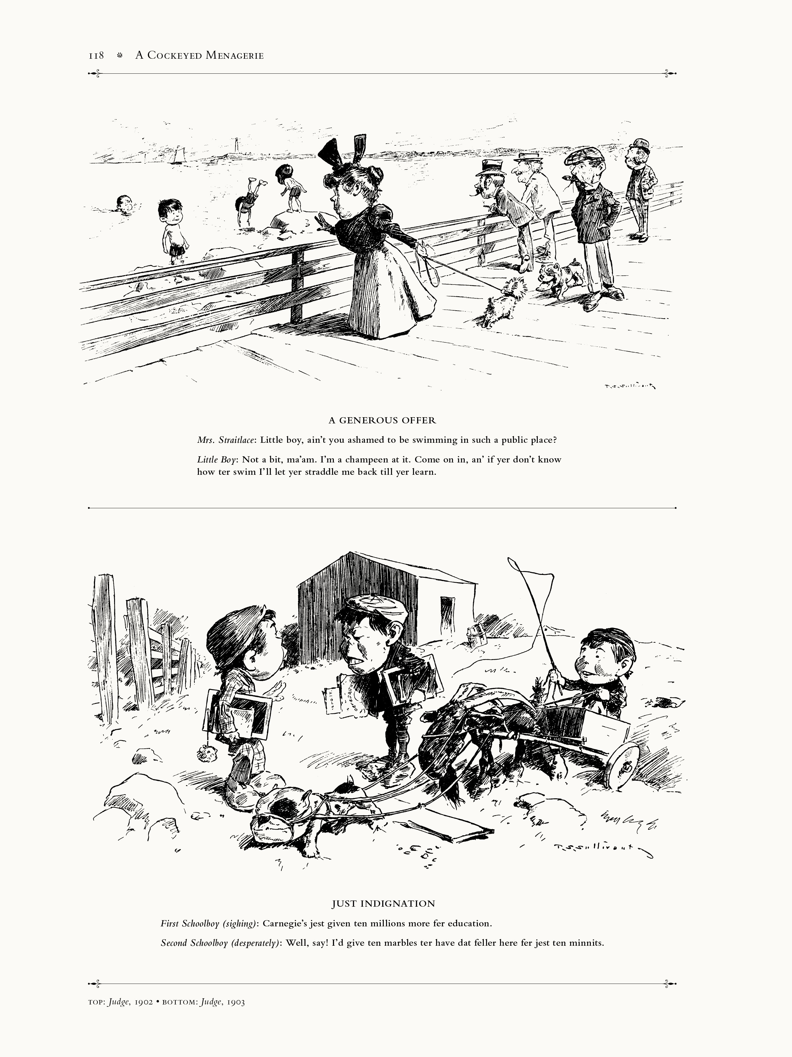 Read online A Cockeyed Menagerie: The Drawings of T.S. Sullivant comic -  Issue # TPB (Part 2) - 33