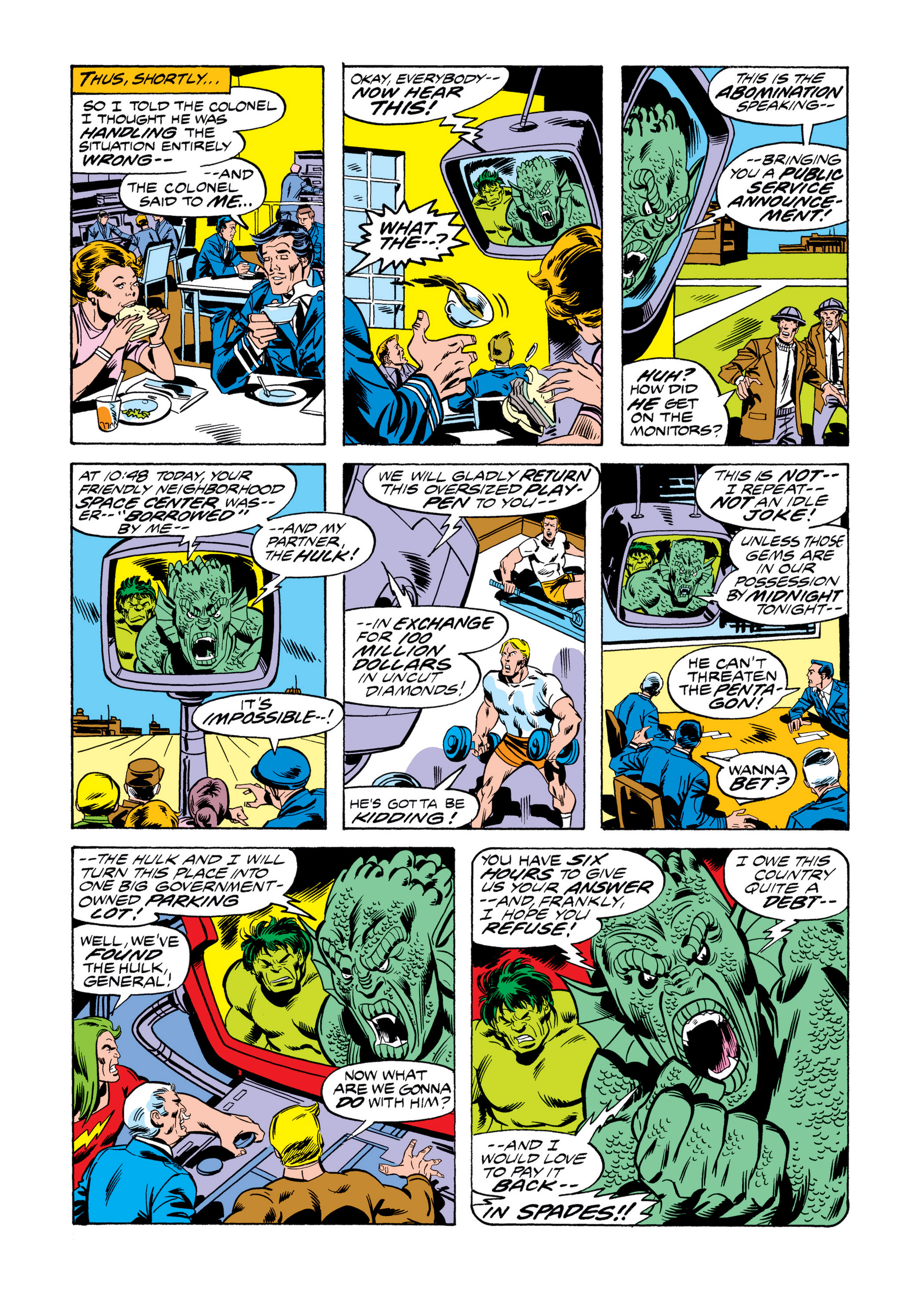 Read online Marvel Masterworks: The Incredible Hulk comic -  Issue # TPB 11 (Part 3) - 42