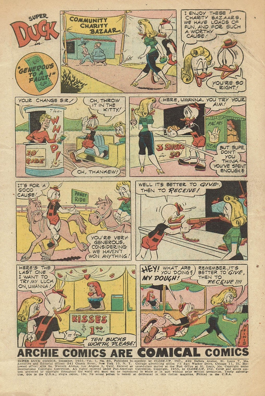 Read online Super Duck Comics comic -  Issue #65 - 3
