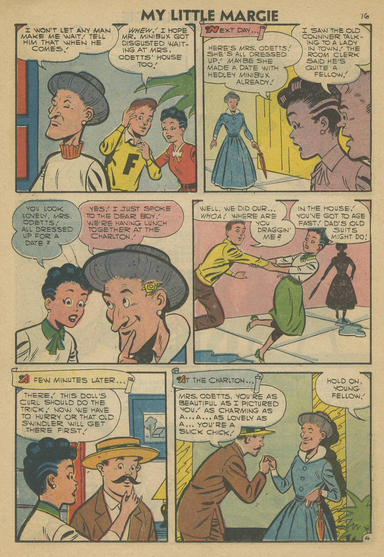 Read online My Little Margie (1954) comic -  Issue #16 - 18