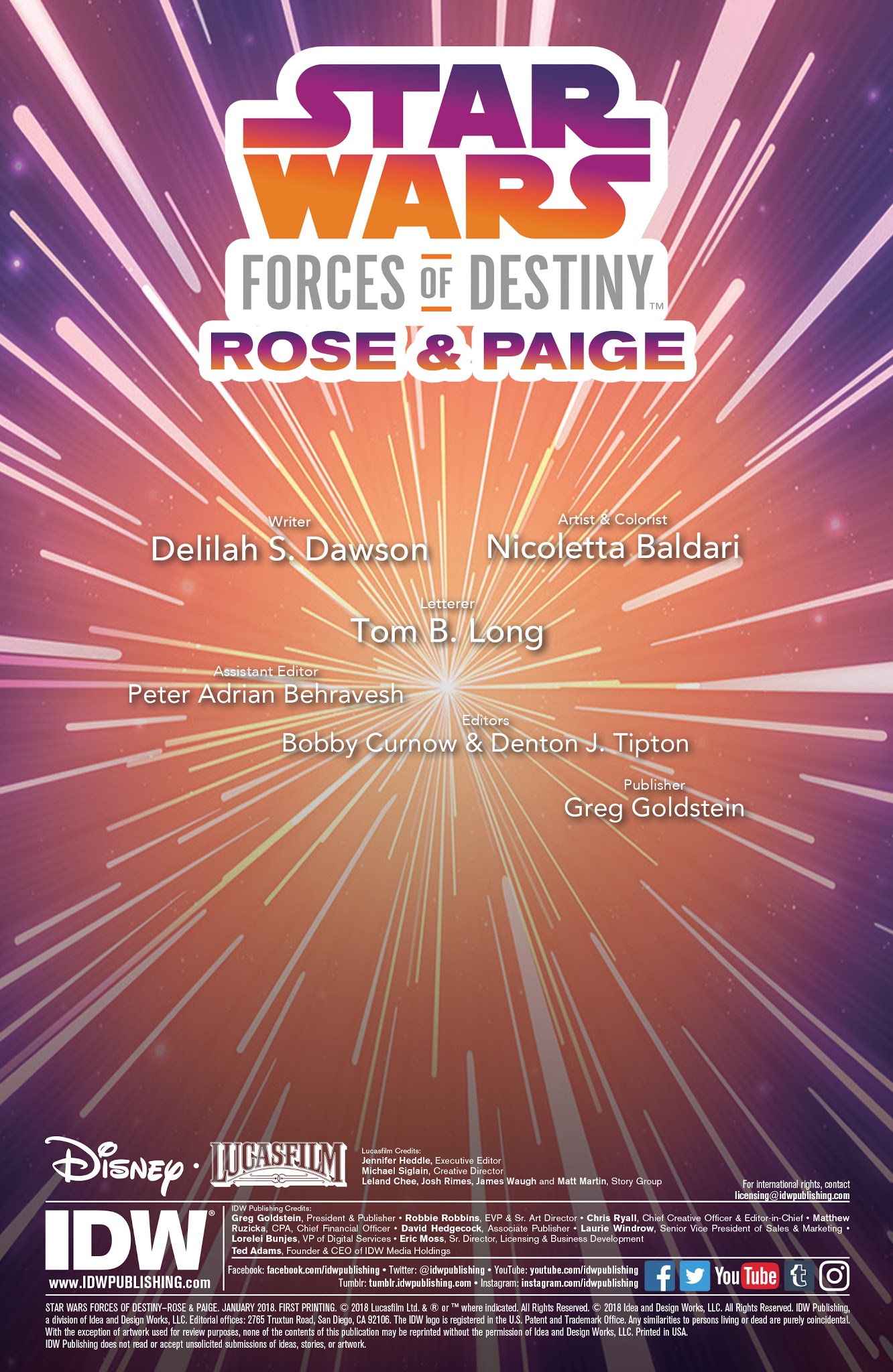 Read online Star Wars Forces of Destiny-Rose & Paige comic -  Issue # Full - 2