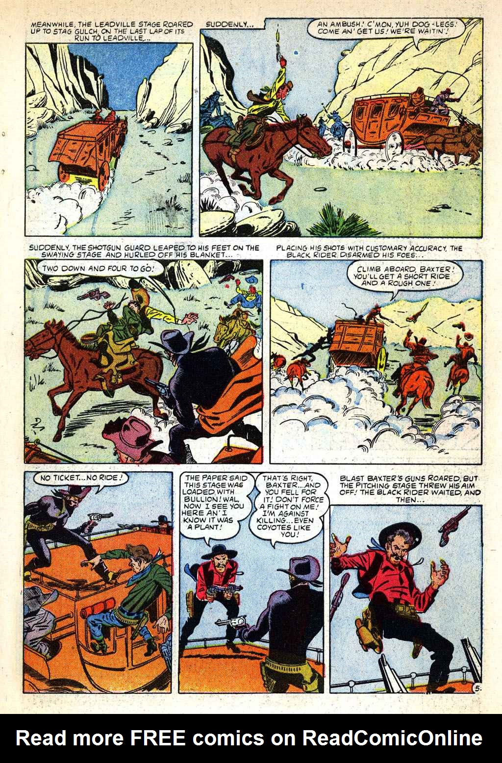 Read online Western Tales of Black Rider comic -  Issue #29 - 31