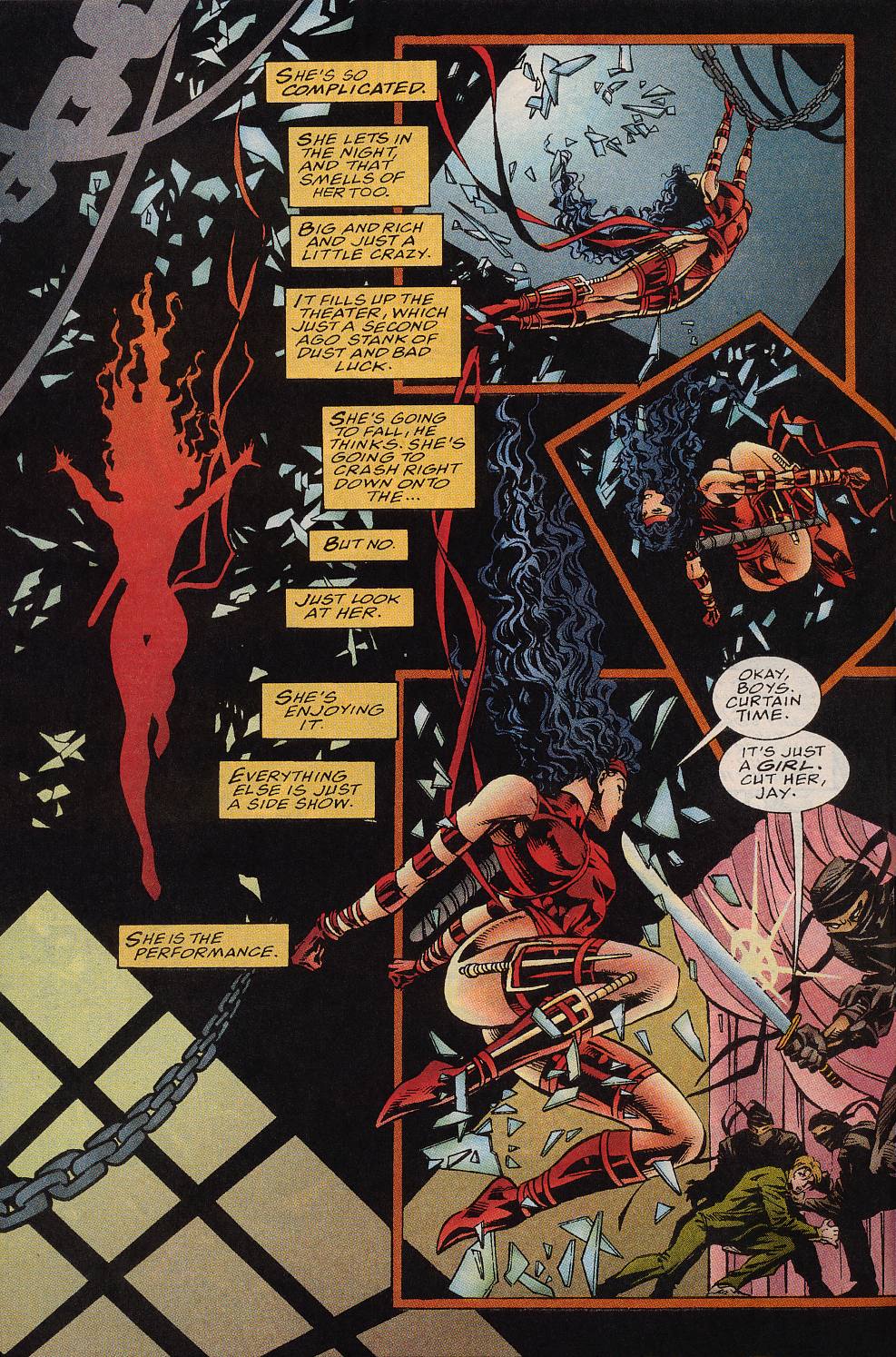 Read online Elektra (1996) comic -  Issue #1 - Afraid of the Dark - 4