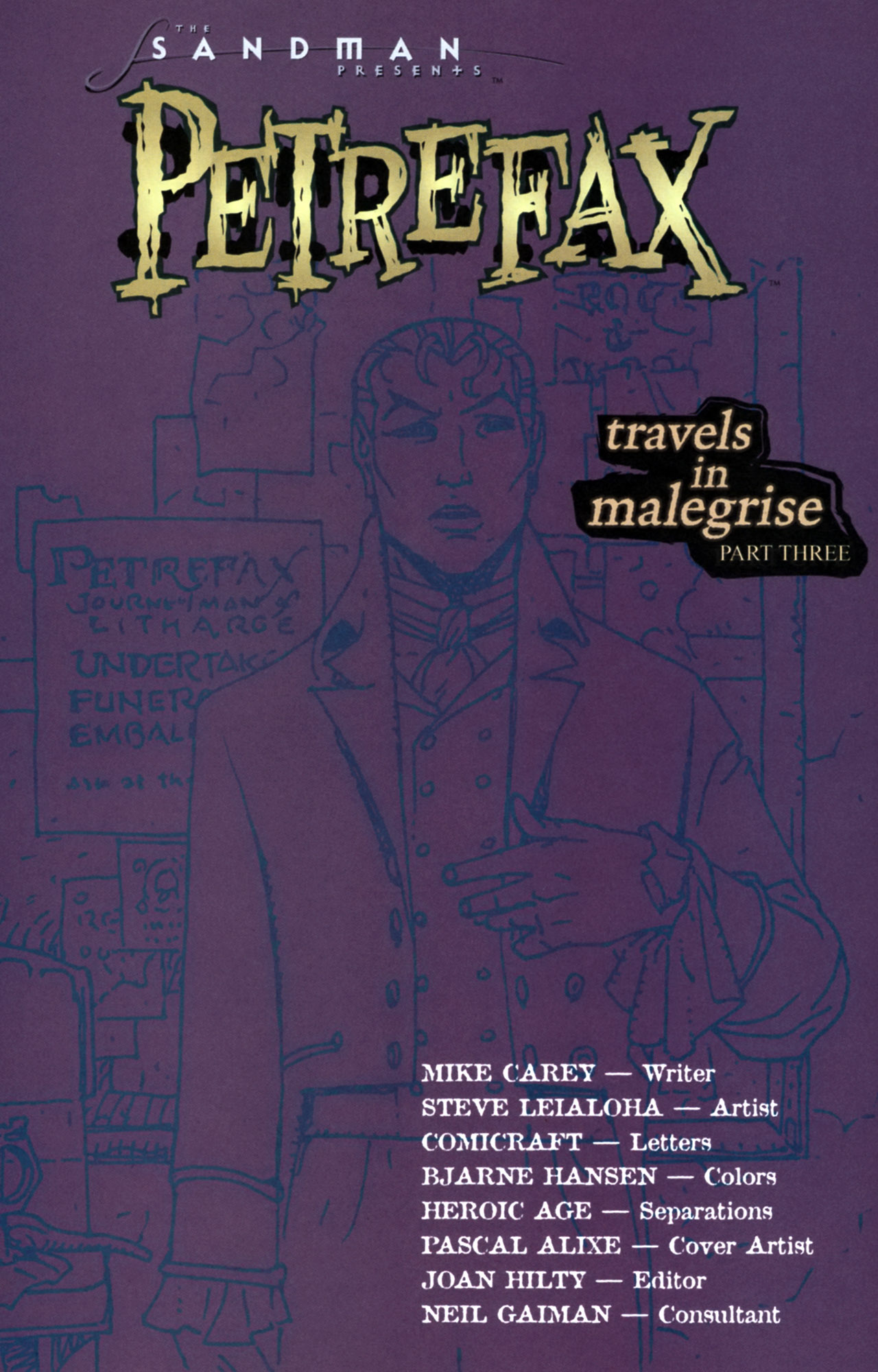 Read online Sandman Presents: Petrefax comic -  Issue #3 - 2