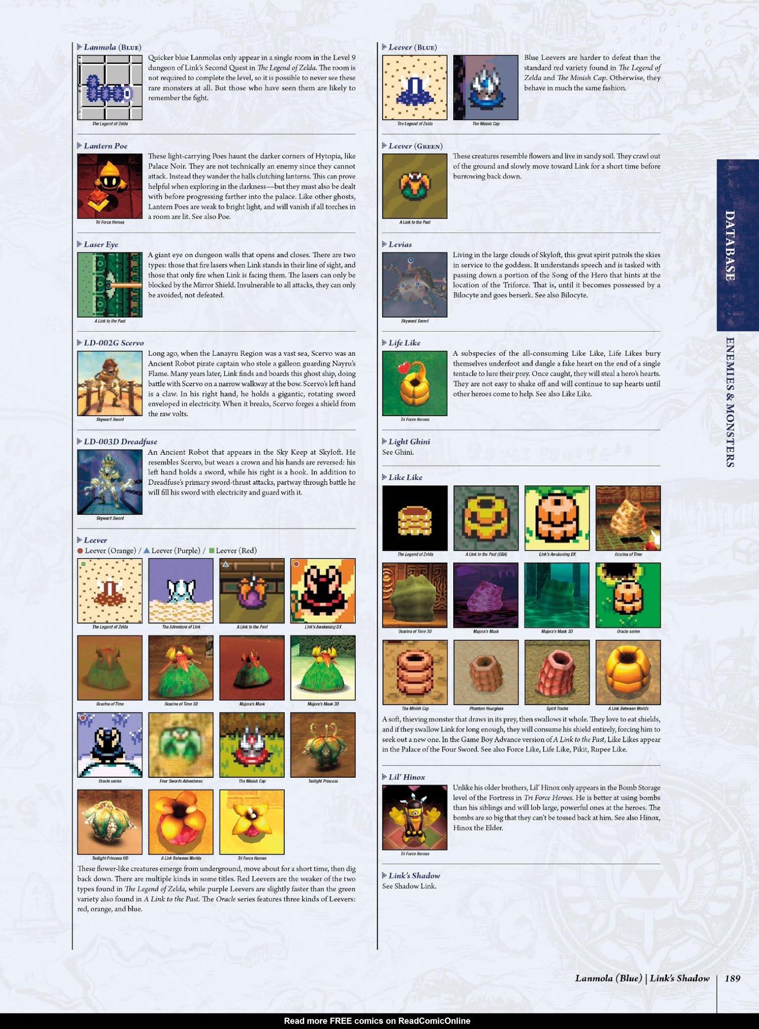 Read online The Legend of Zelda Encyclopedia comic -  Issue # TPB (Part 2) - 93