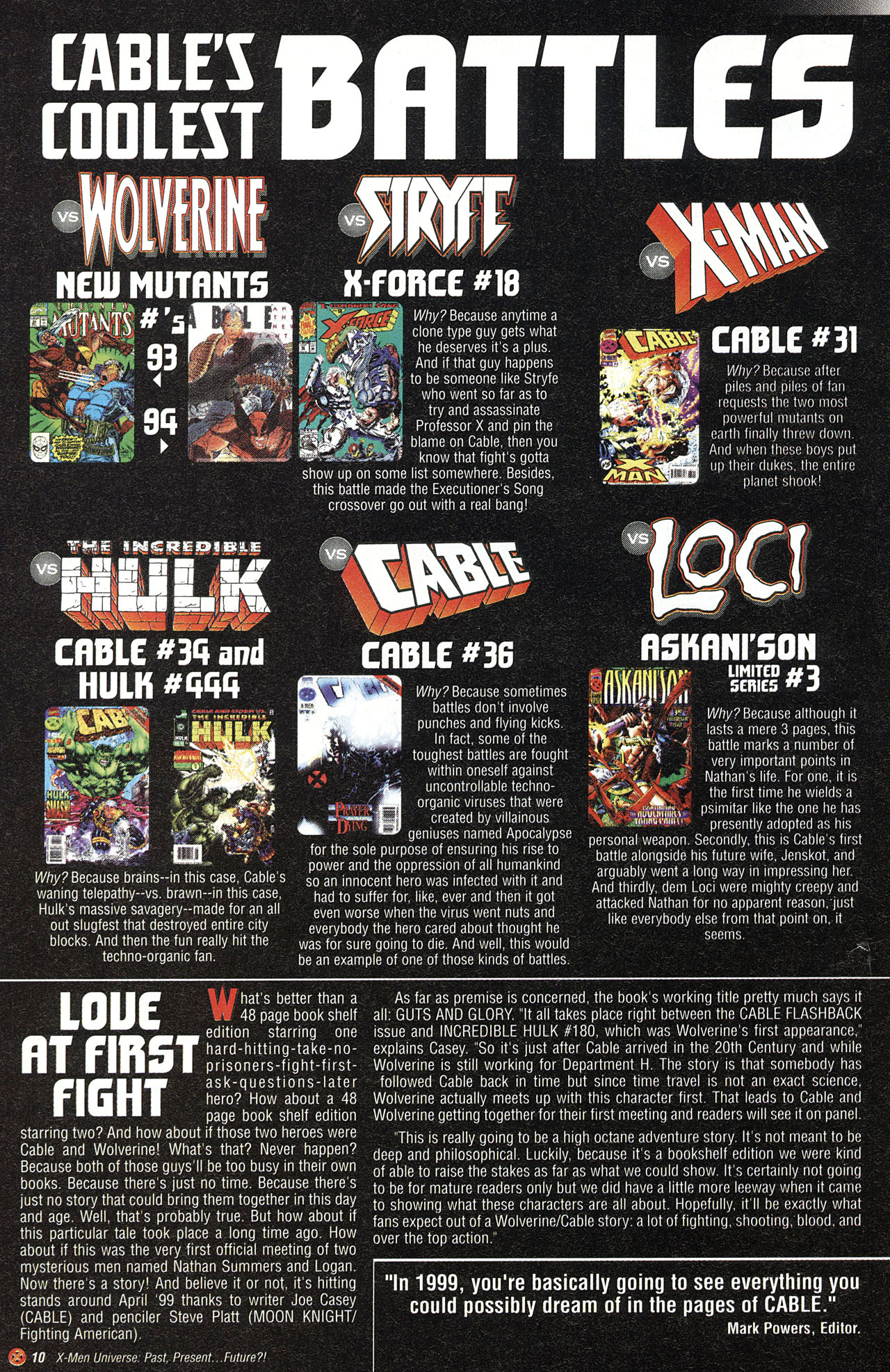 Read online X-Men Universe: Past, Present and Future comic -  Issue # Full - 9