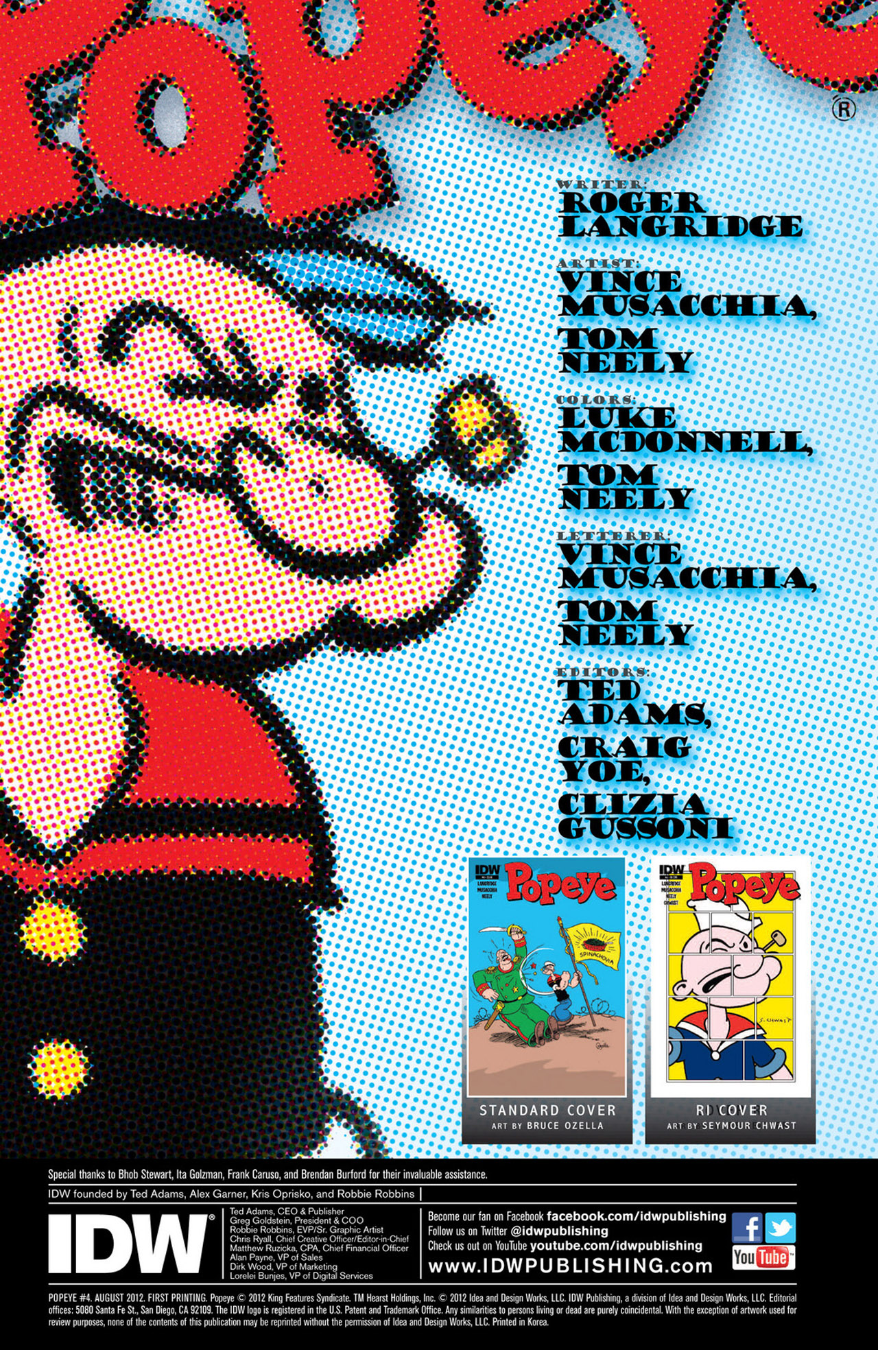 Read online Popeye (2012) comic -  Issue #4 - 2