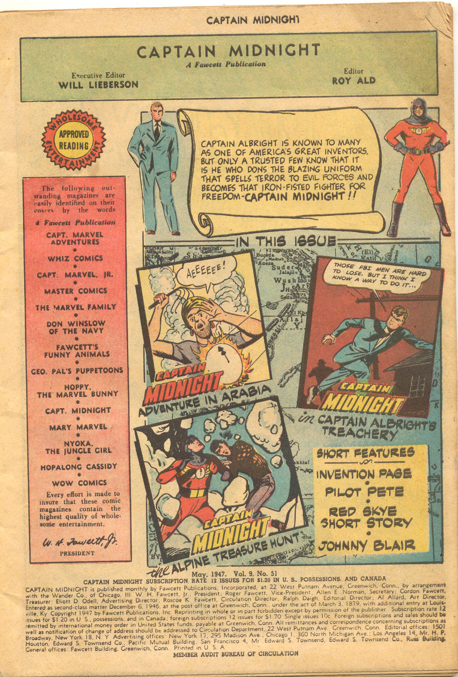 Read online Captain Midnight (1942) comic -  Issue #51 - 3