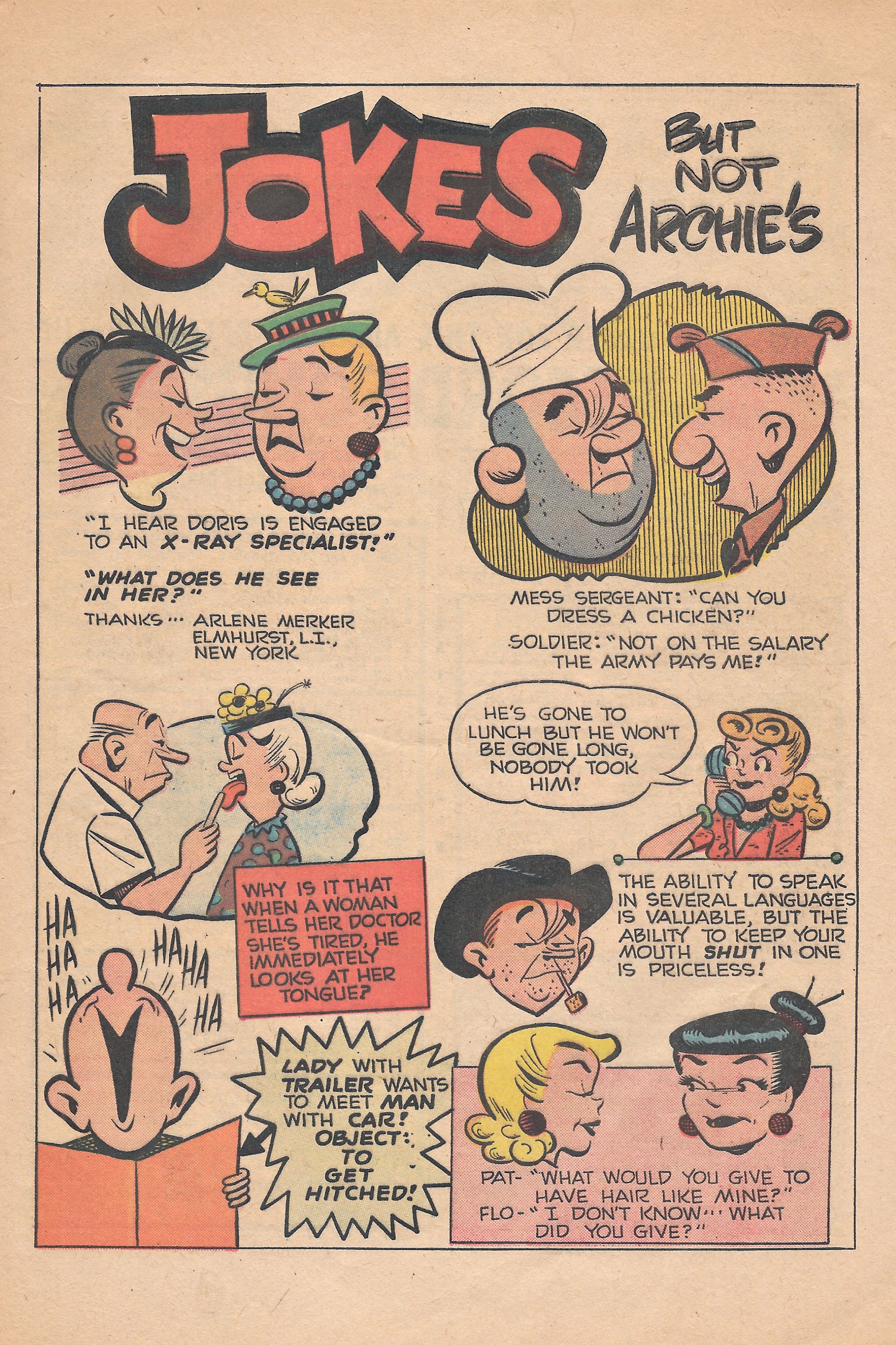 Read online Archie's Joke Book Magazine comic -  Issue #33 - 27
