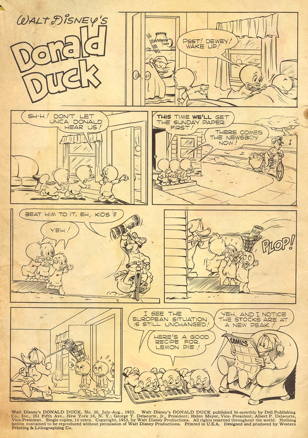 Read online Walt Disney's Donald Duck (1952) comic -  Issue #30 - 2