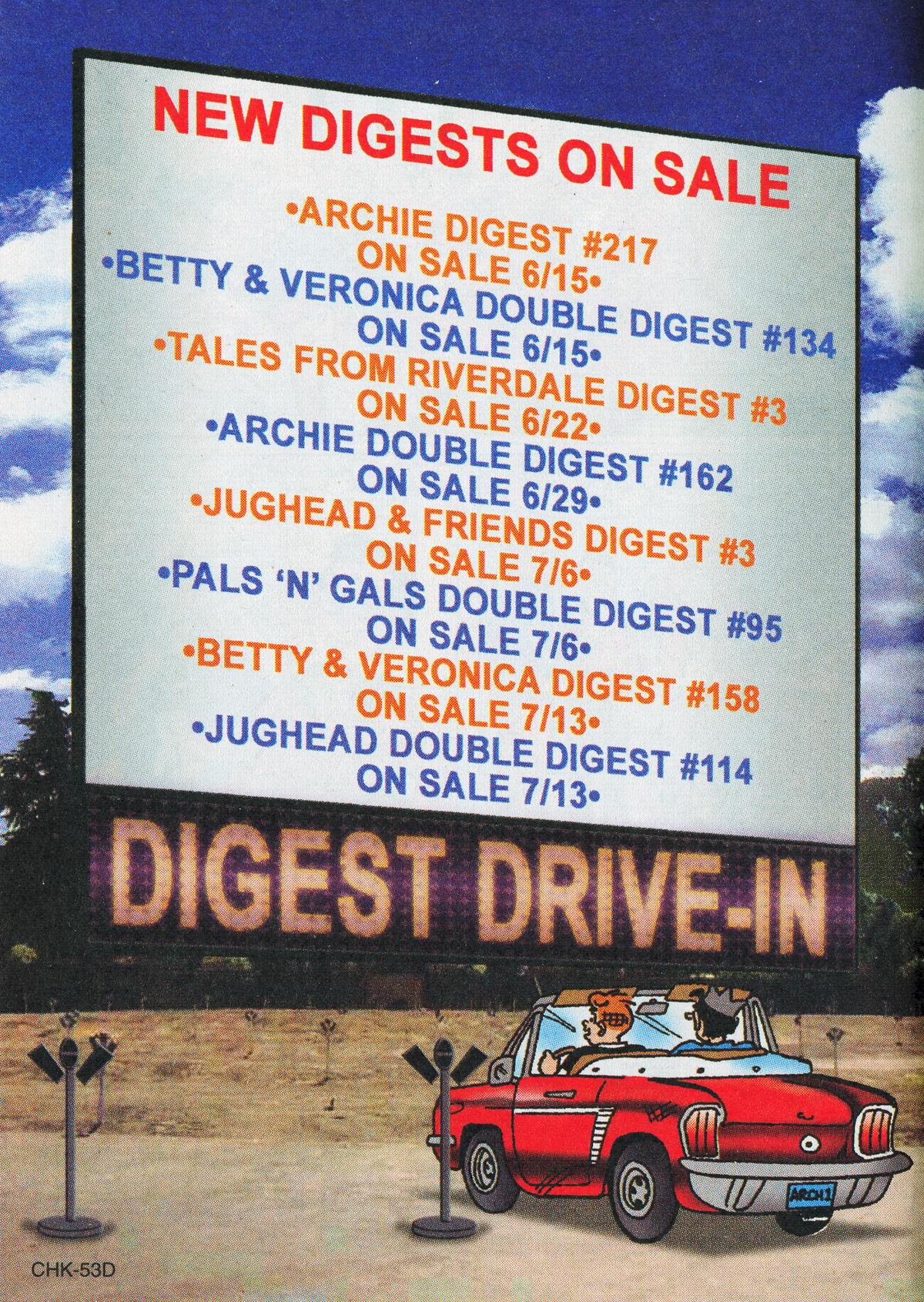 Read online Archie's Pals 'n' Gals Double Digest Magazine comic -  Issue #95 - 194
