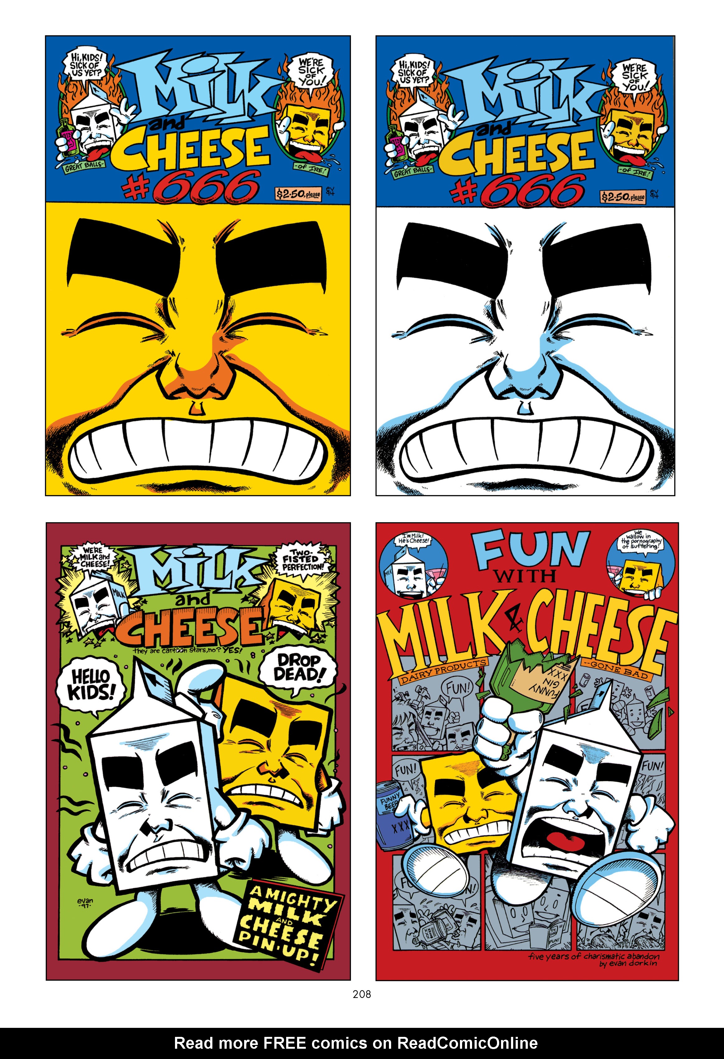 Read online Milk And Cheese: Dairy Products Gone Bad! comic -  Issue # Full - 208
