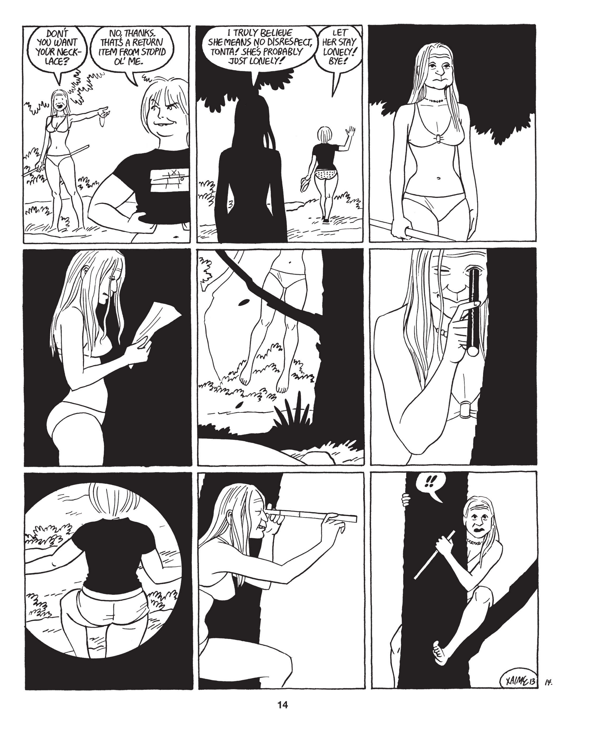 Read online Love and Rockets: New Stories comic -  Issue #6 - 16