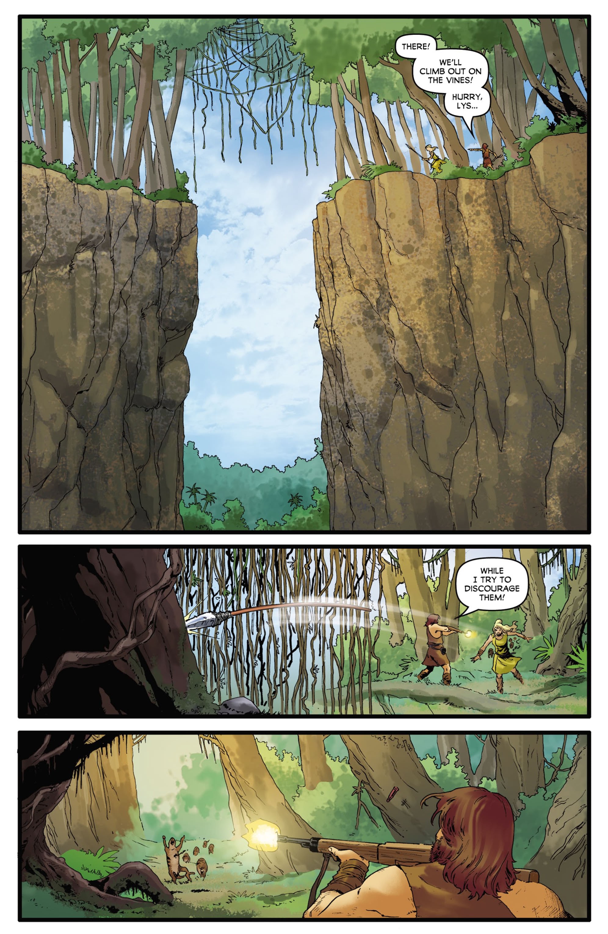 Read online The Land That Time Forgot: Fearless comic -  Issue #1 - 7