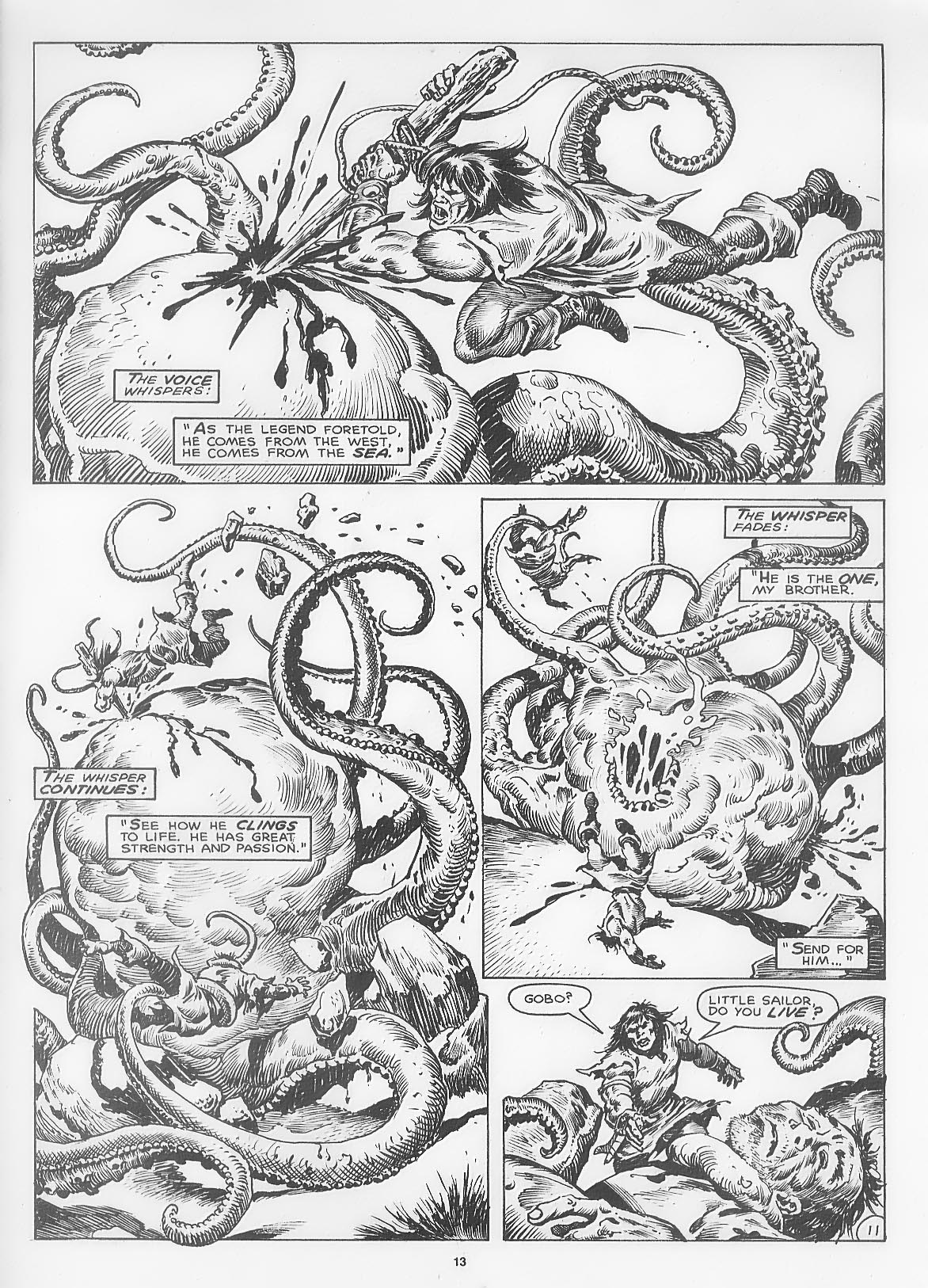 Read online The Savage Sword Of Conan comic -  Issue #166 - 15