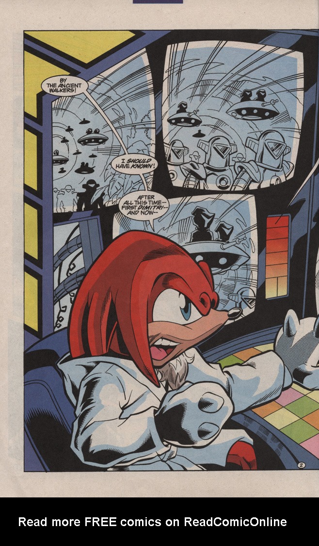 Read online Knuckles the Echidna comic -  Issue #1 - 6