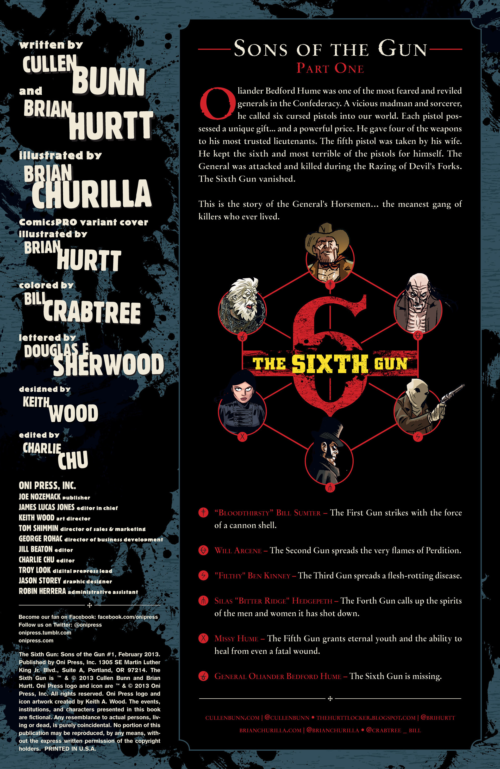 Read online The Sixth Gun: Sons of the Gun comic -  Issue #1 - 2