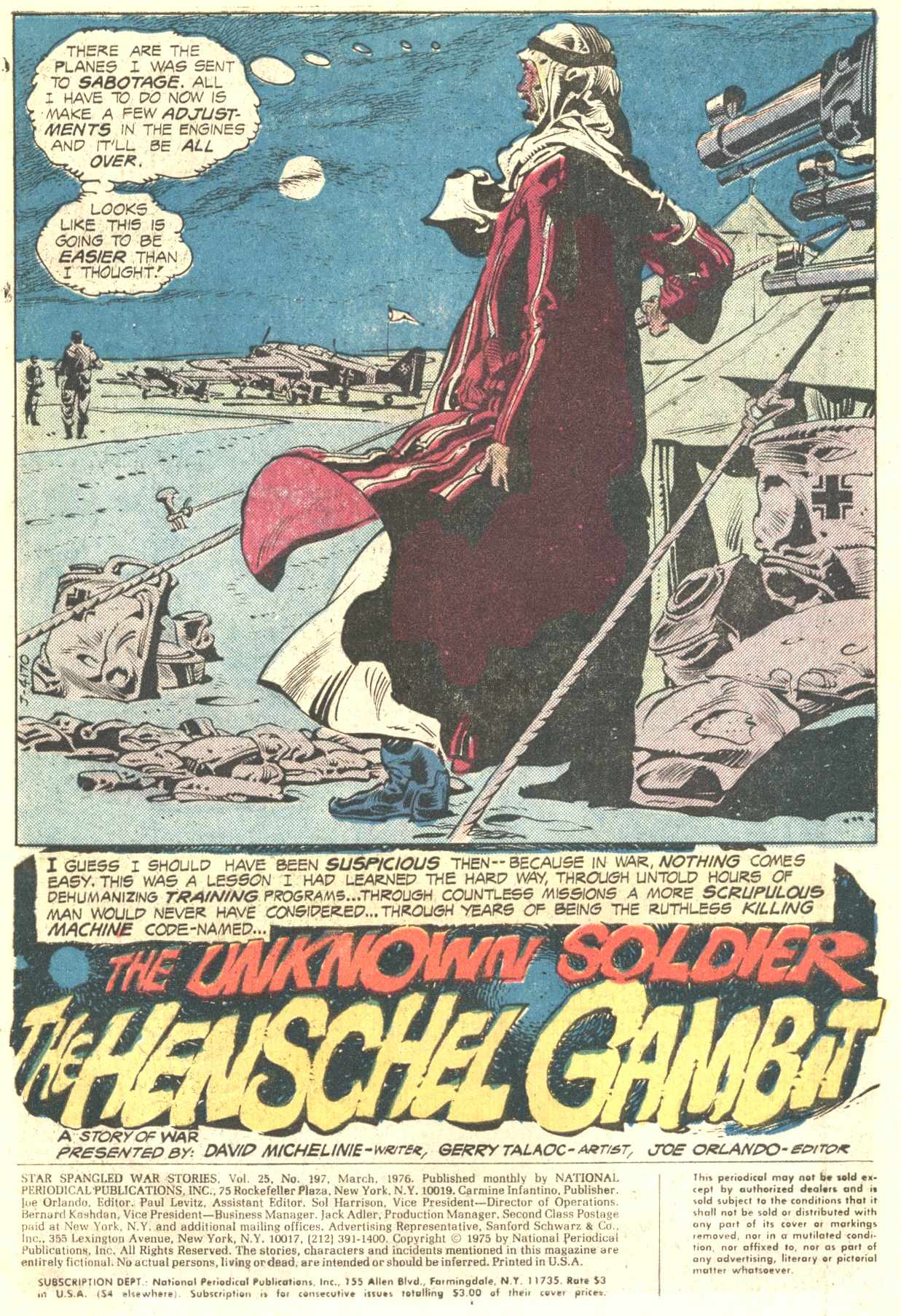 Read online Star Spangled War Stories (1952) comic -  Issue #197 - 2