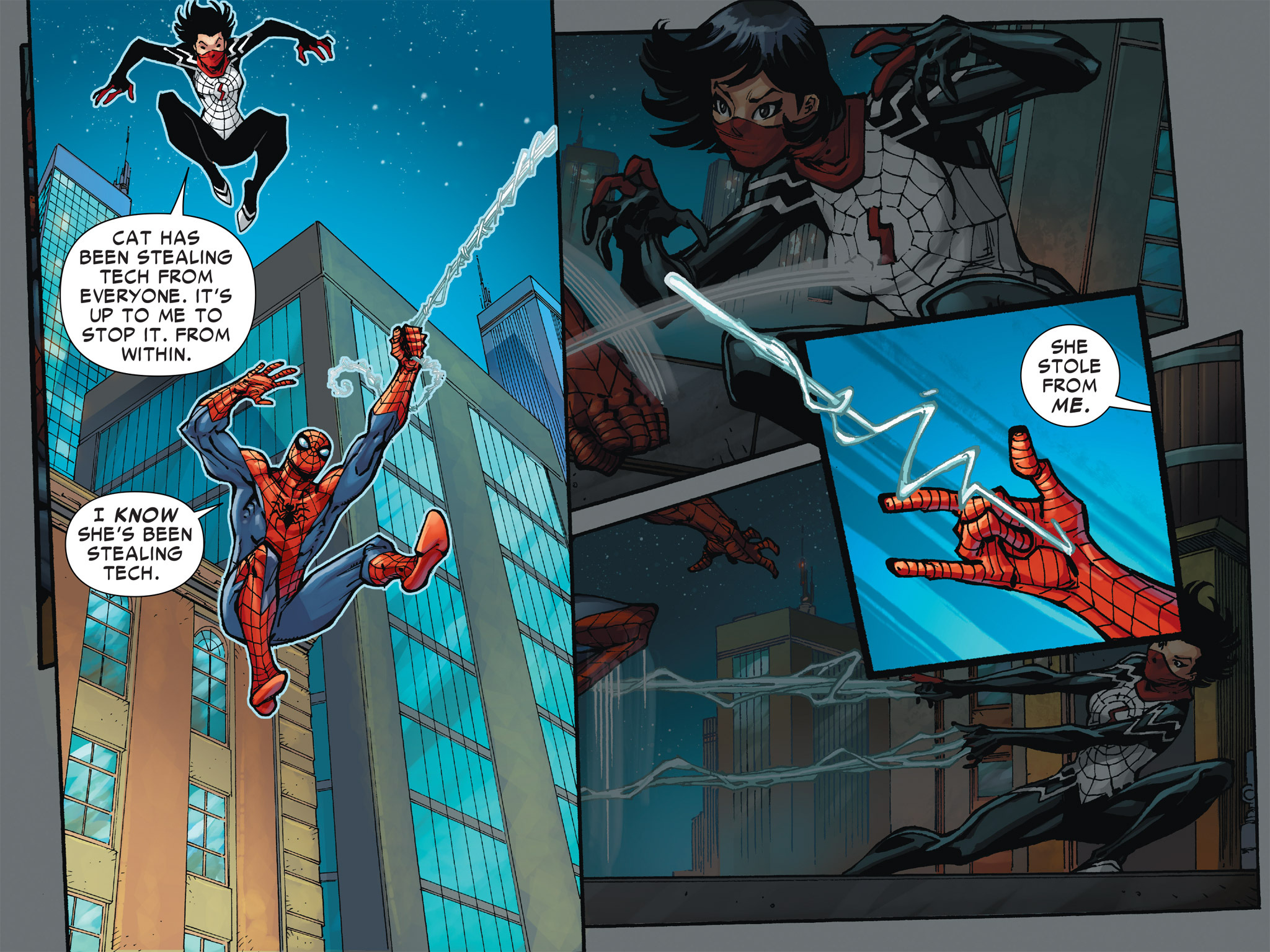 Read online The Amazing Spider-Man & Silk: The Spider(fly) Effect (Infinite Comics) comic -  Issue #1 - 11