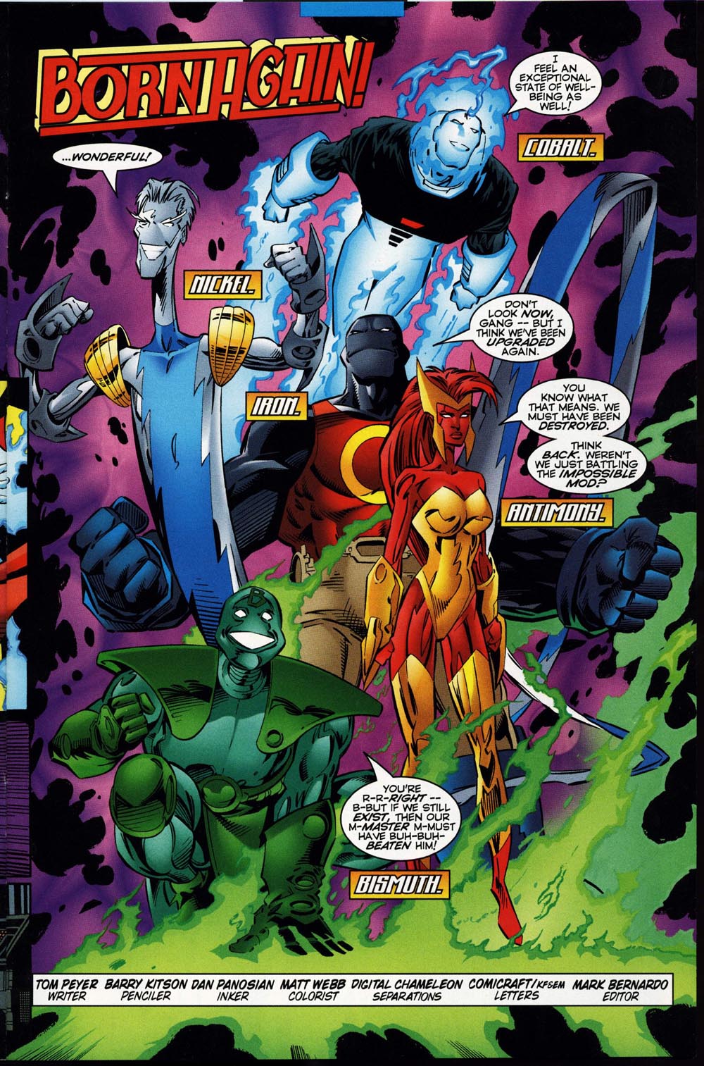 Read online Magnetic Men Featuring Magneto comic -  Issue # Full - 4