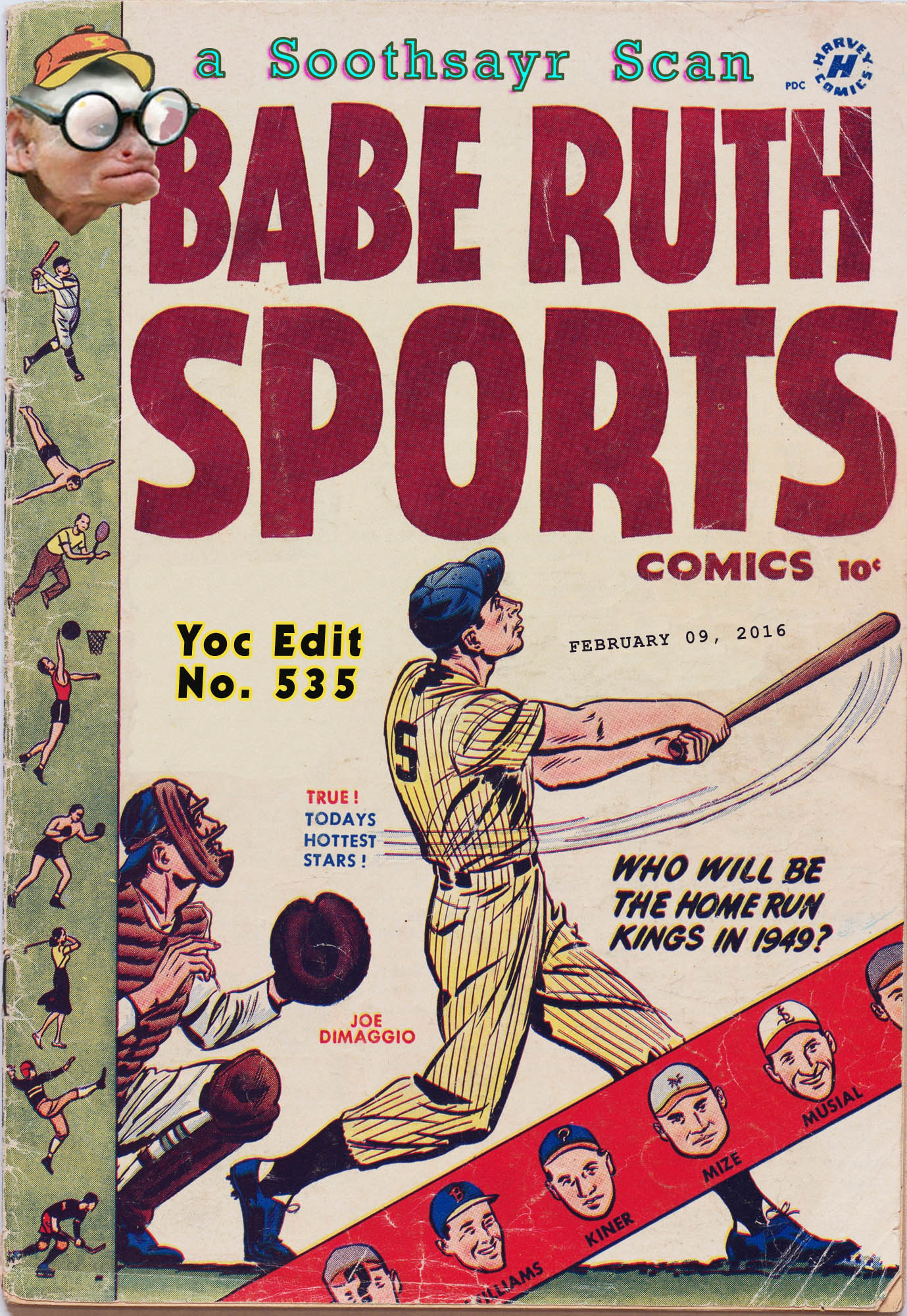 Read online Babe Ruth Sports Comics comic -  Issue #3 - 36