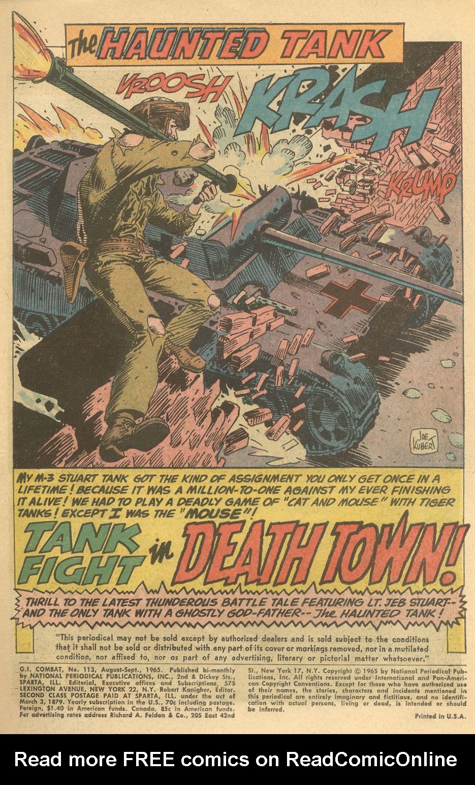 Read online G.I. Combat (1952) comic -  Issue #113 - 3