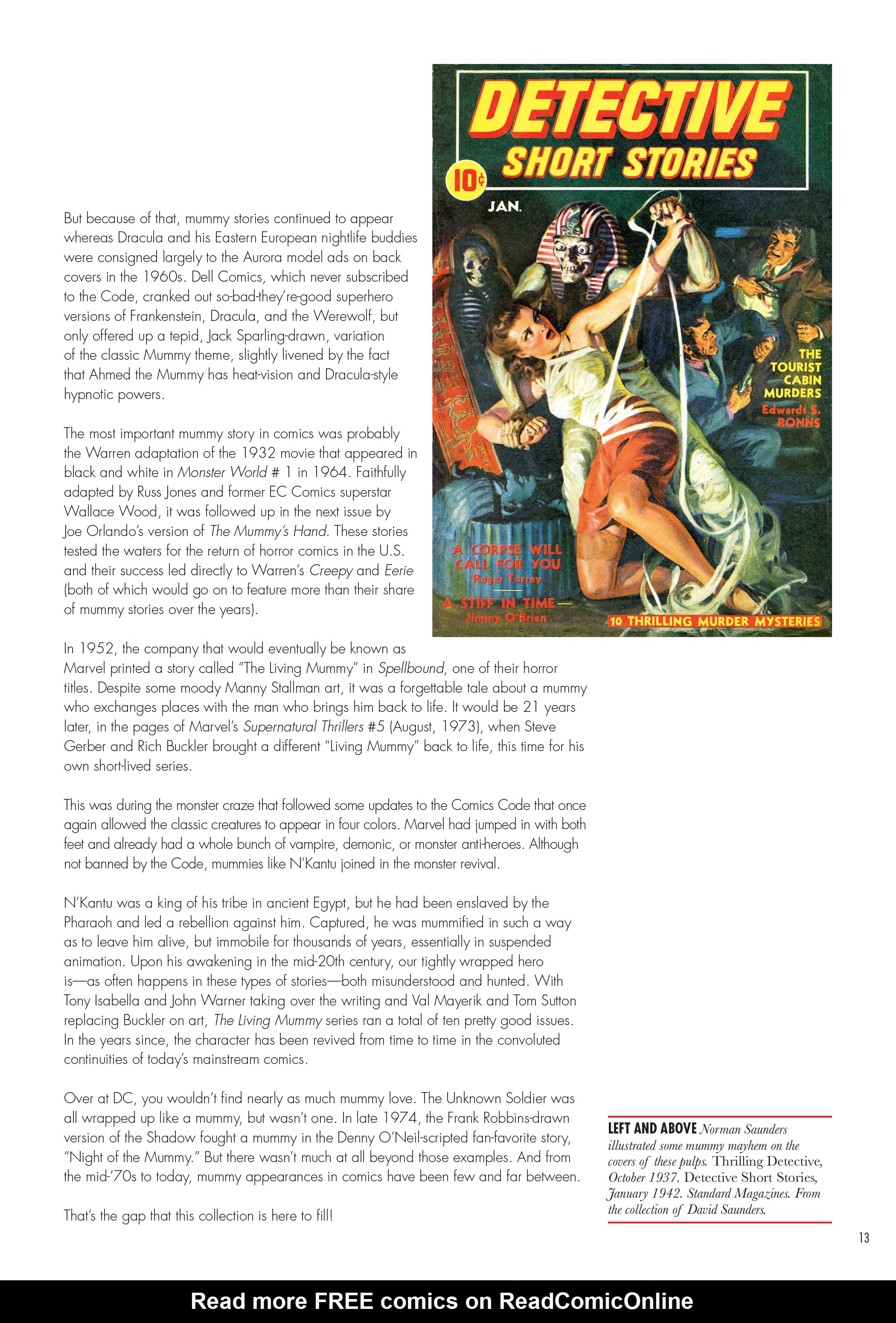 Read online Classic Monsters of Pre-Code Horror Comics: Mummies comic -  Issue # TPB - 13