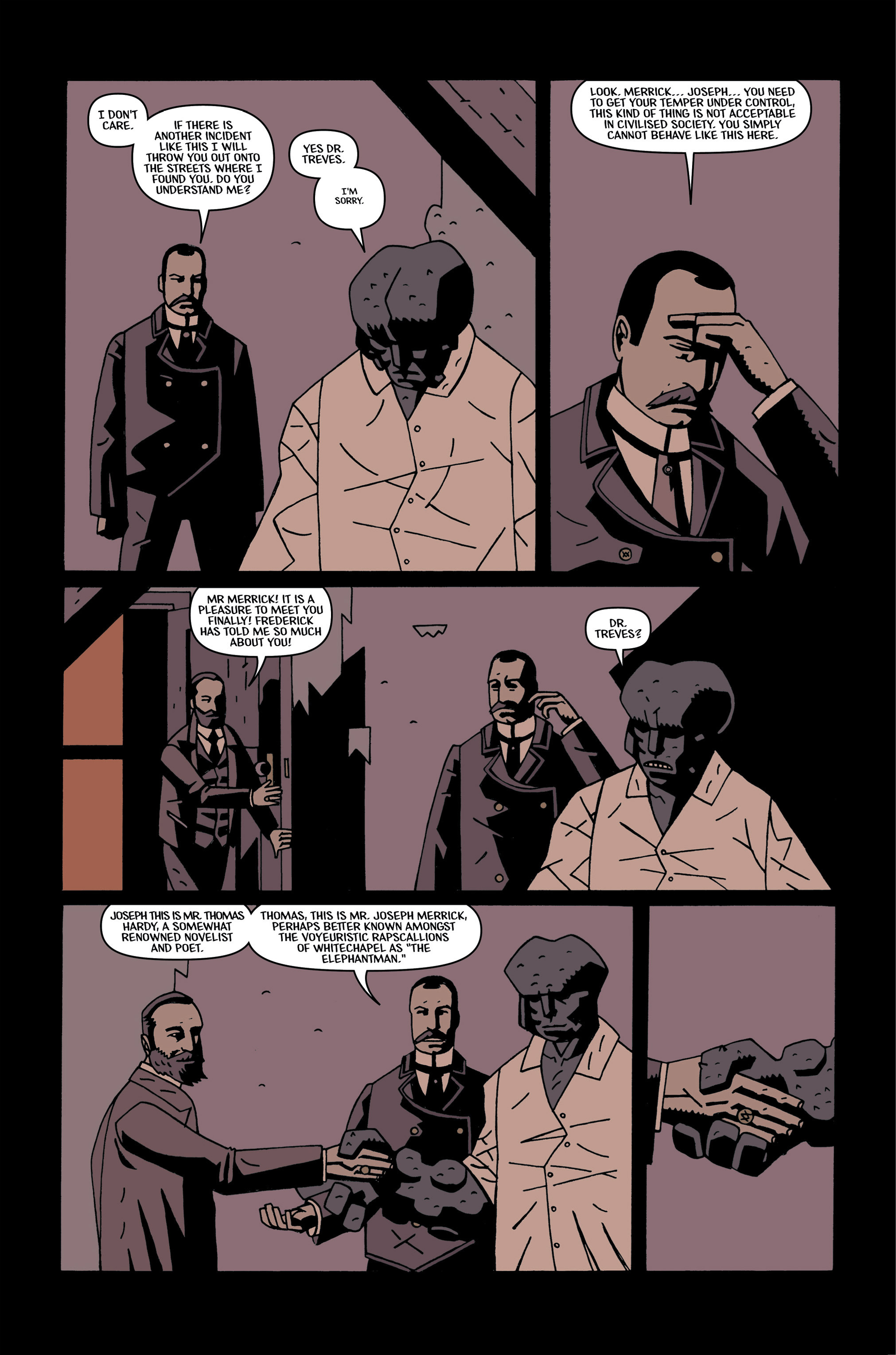 Read online Merrick: The Sensational Elephantman comic -  Issue #3 - 8