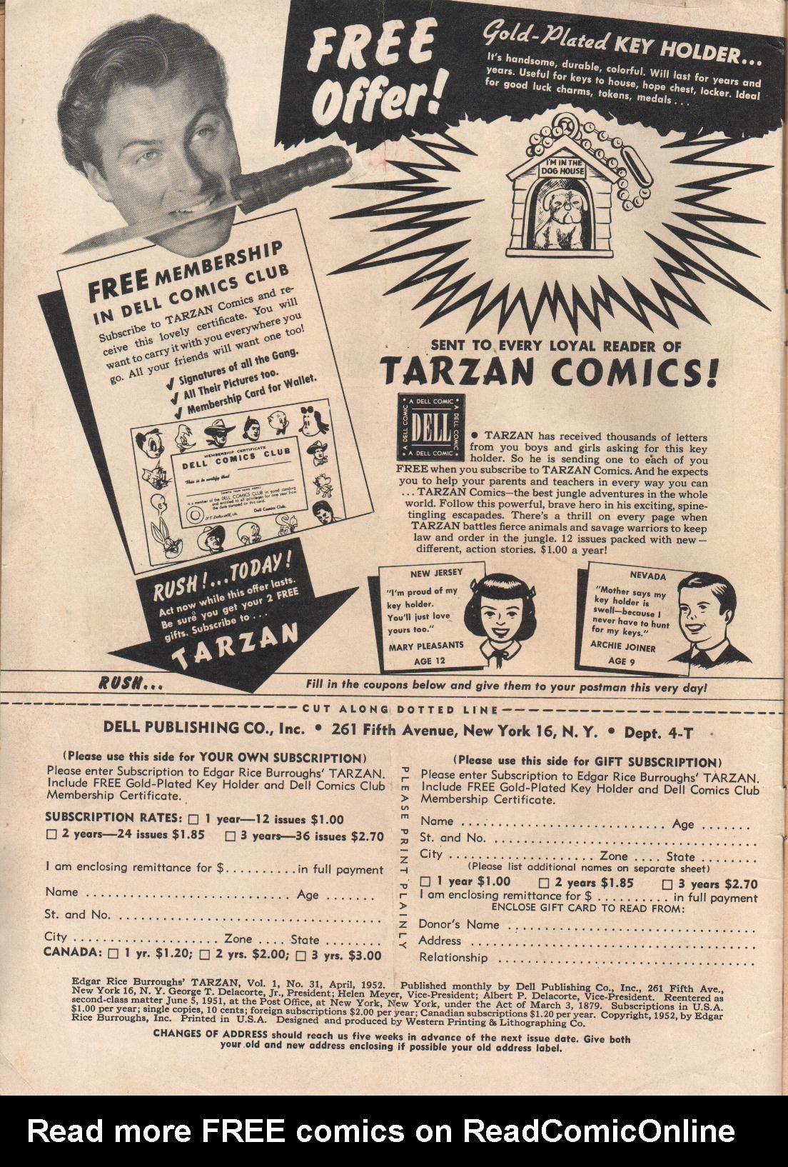 Read online Tarzan (1948) comic -  Issue #31 - 2