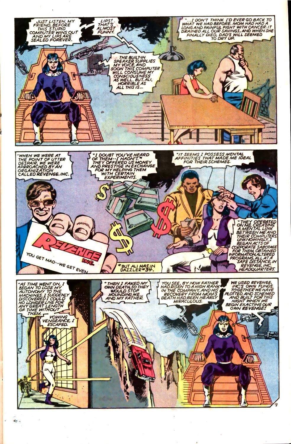 Read online Dazzler (1981) comic -  Issue #37 - 10