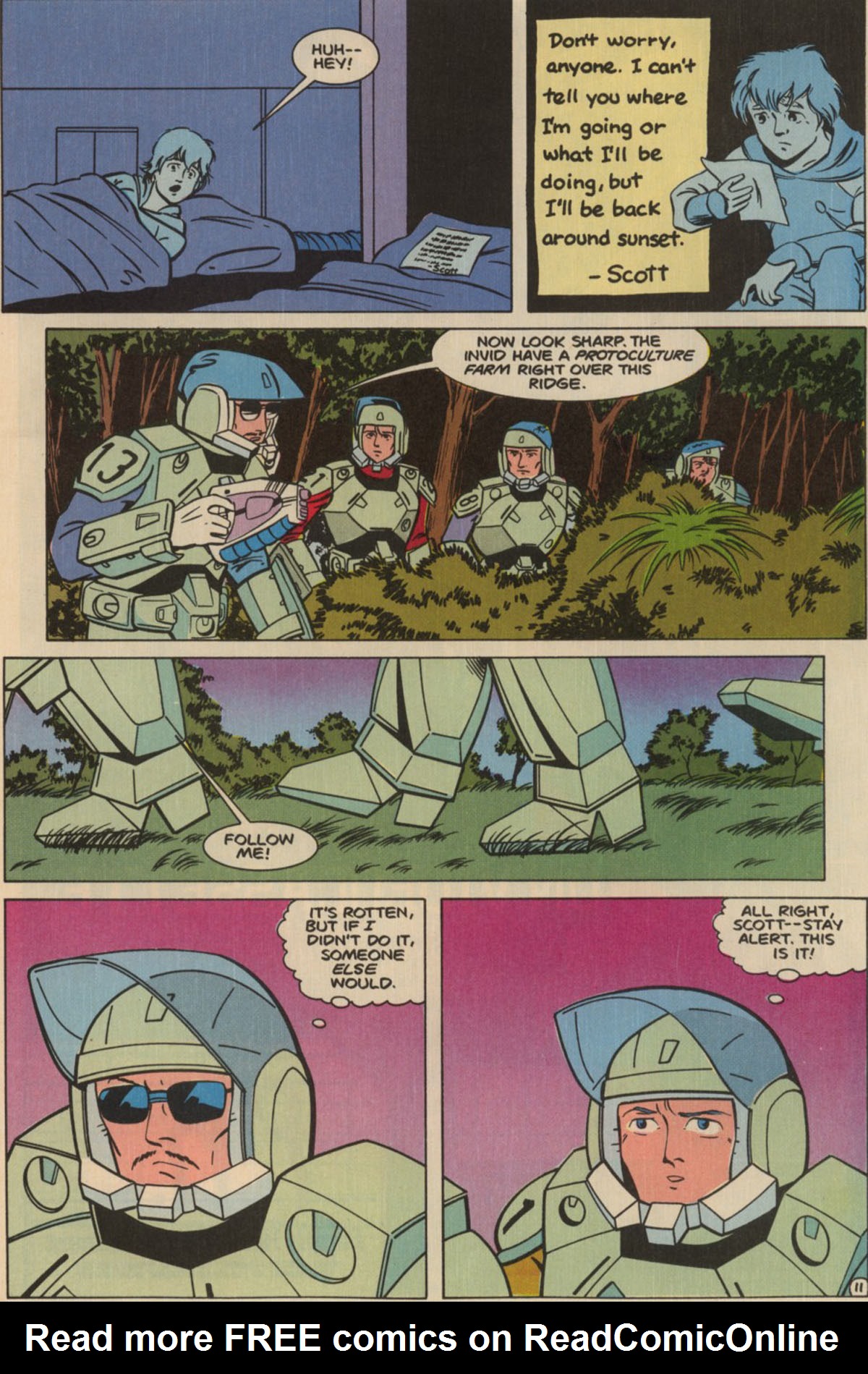 Read online Robotech The New Generation comic -  Issue #8 - 13