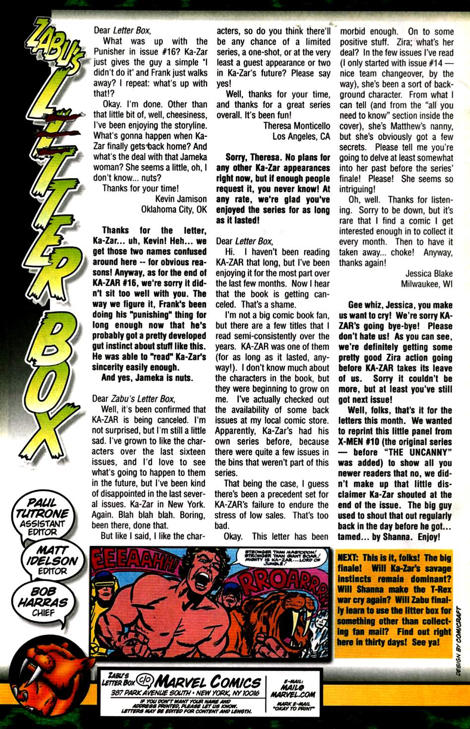 Read online Ka-Zar (1997) comic -  Issue #19 - 22