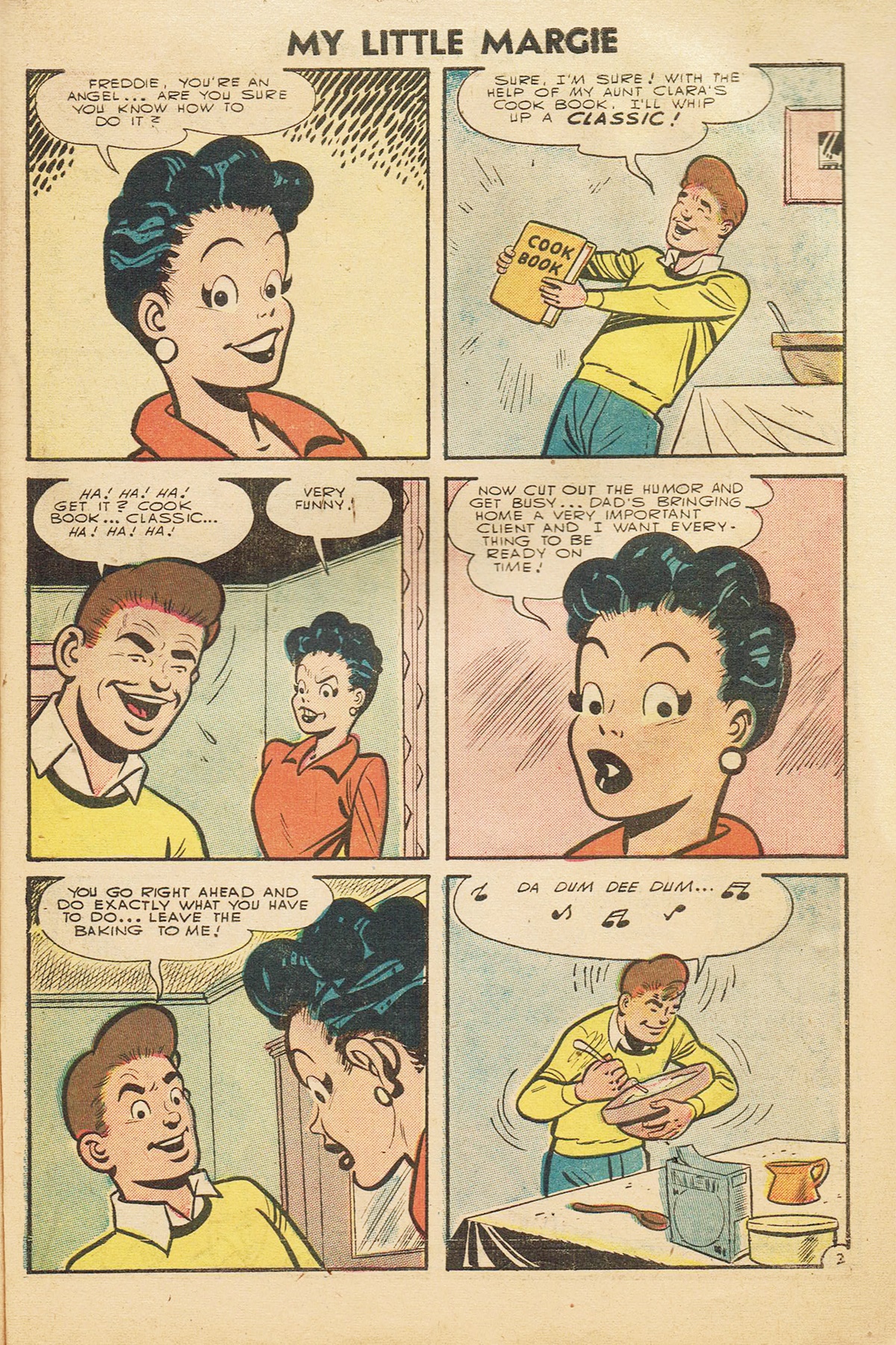 Read online My Little Margie (1954) comic -  Issue #20 - 90