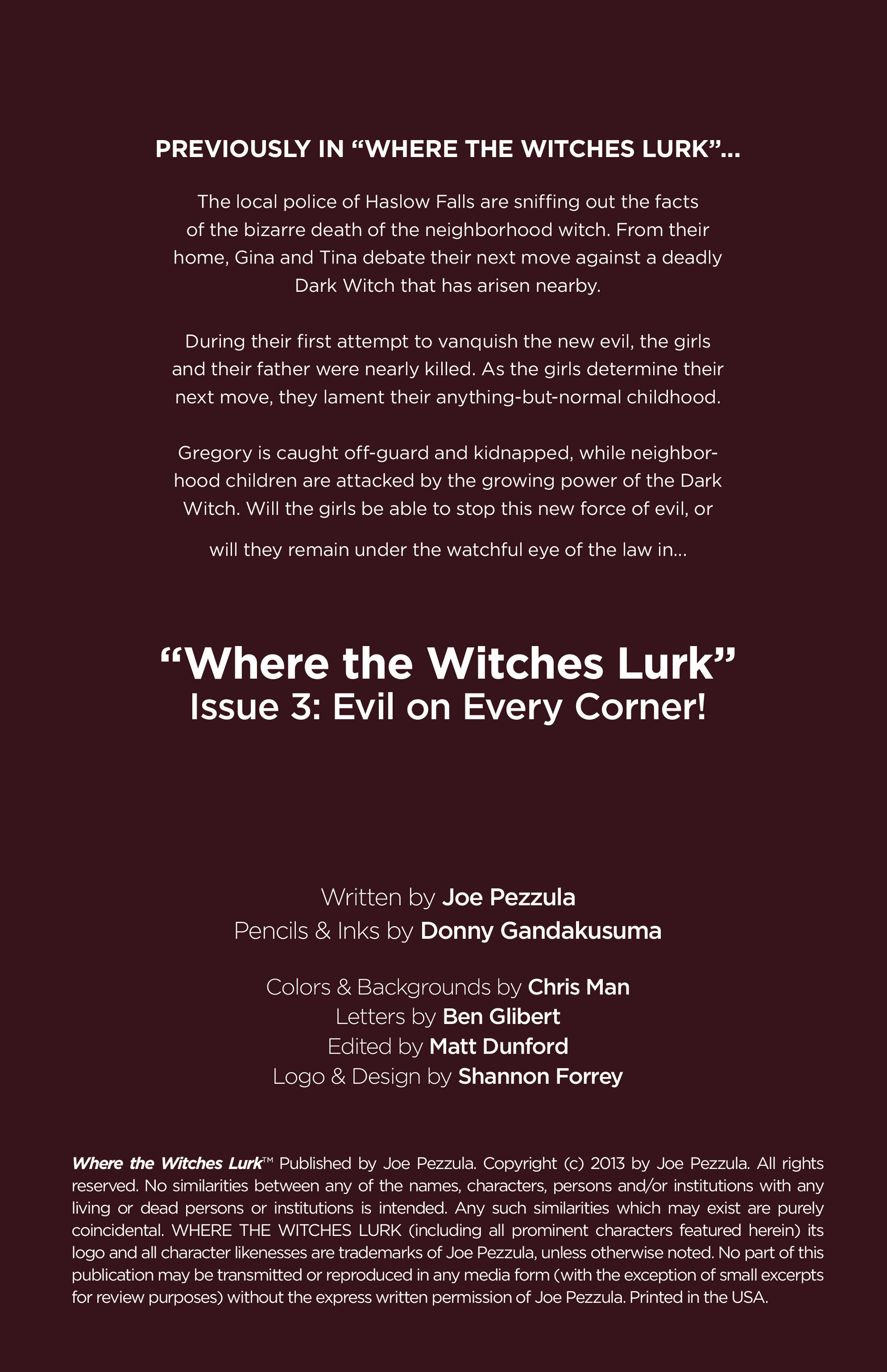 Read online Where the Witches Lurk comic -  Issue #3 - 2