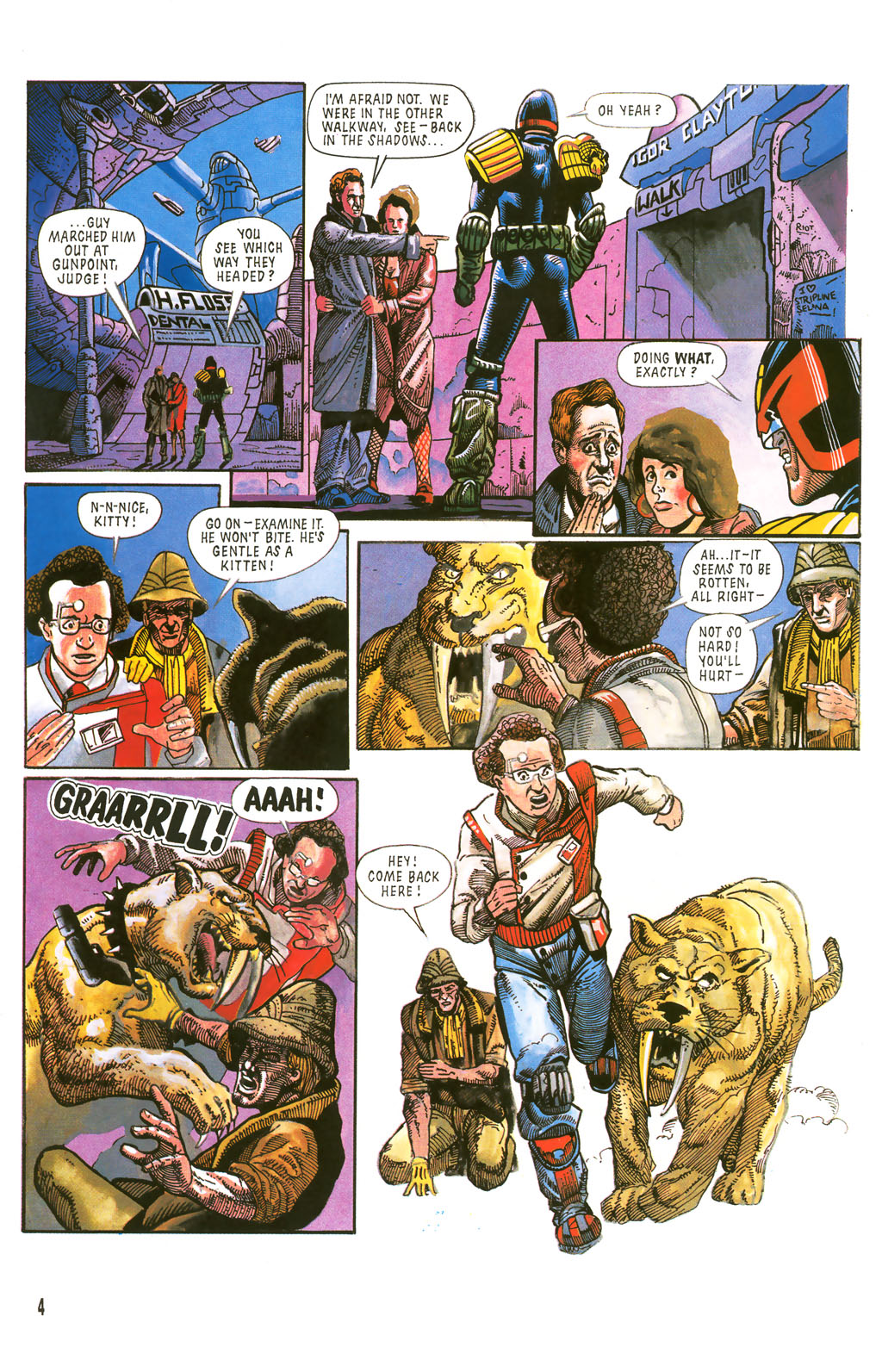 Read online Dredd Rules! comic -  Issue #1 - 5